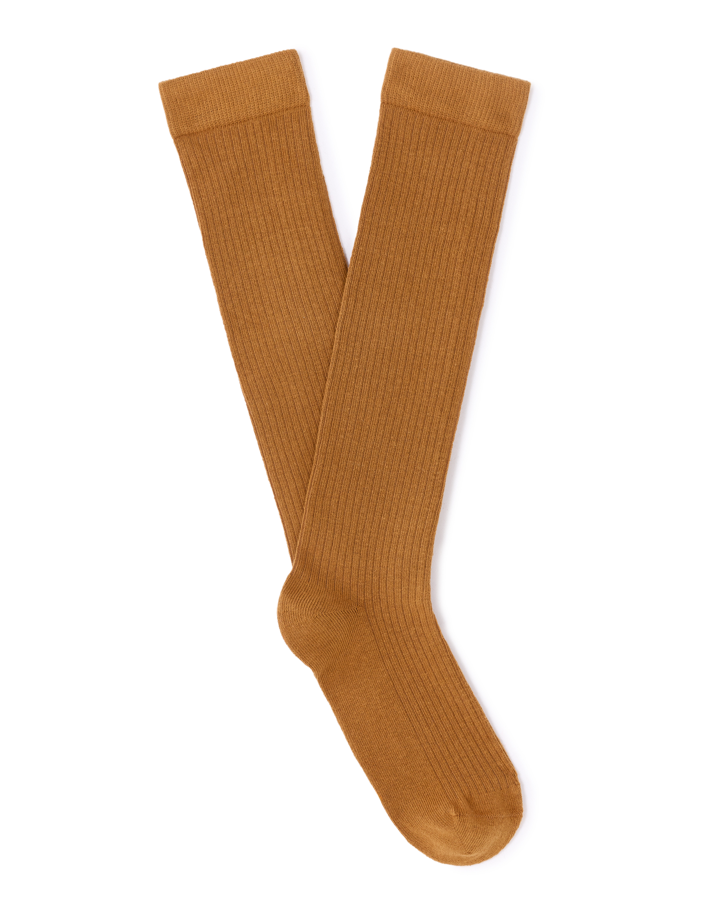 Chaussettes hautes en coton - orange