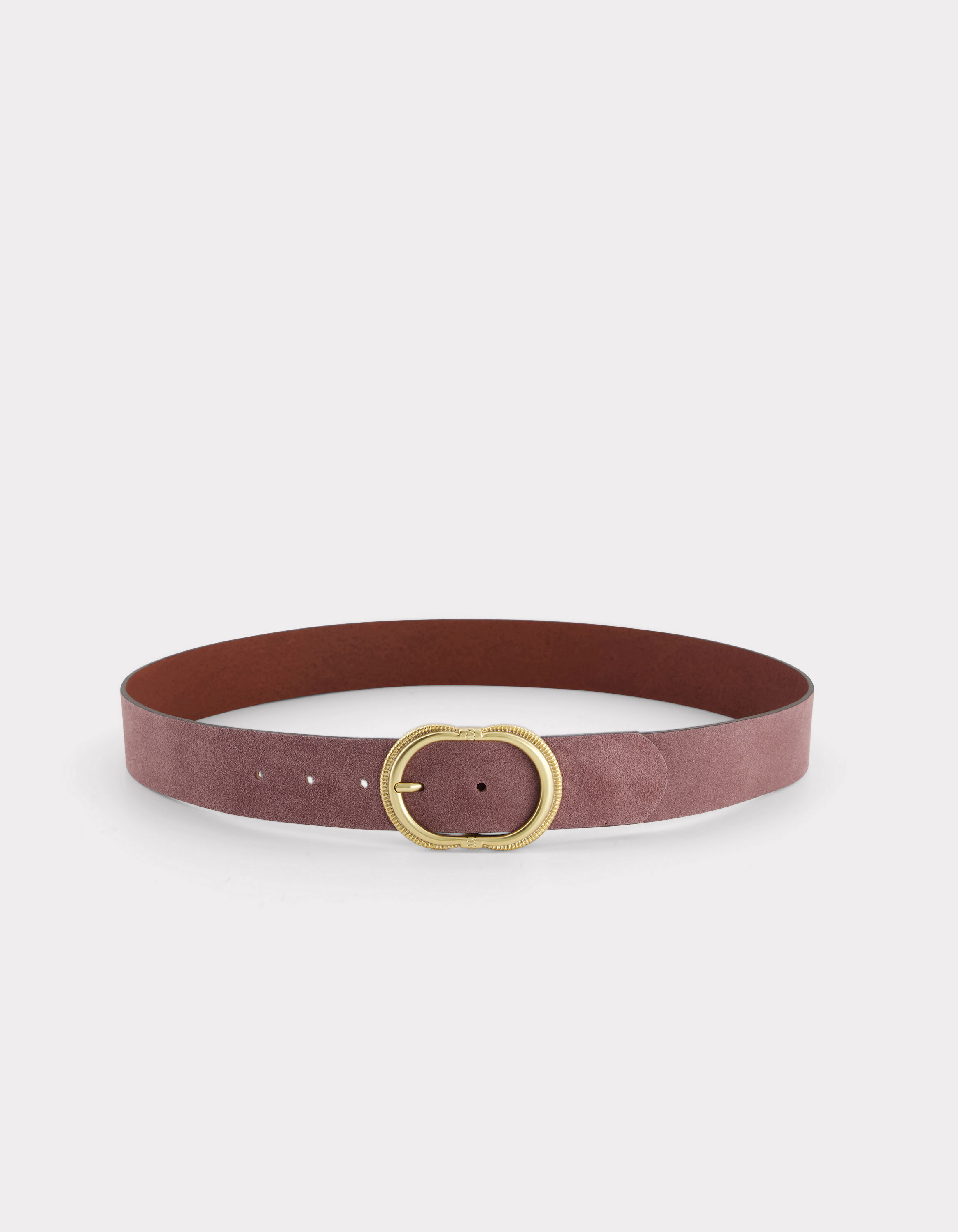 Ceinture en cuir colorée - violet