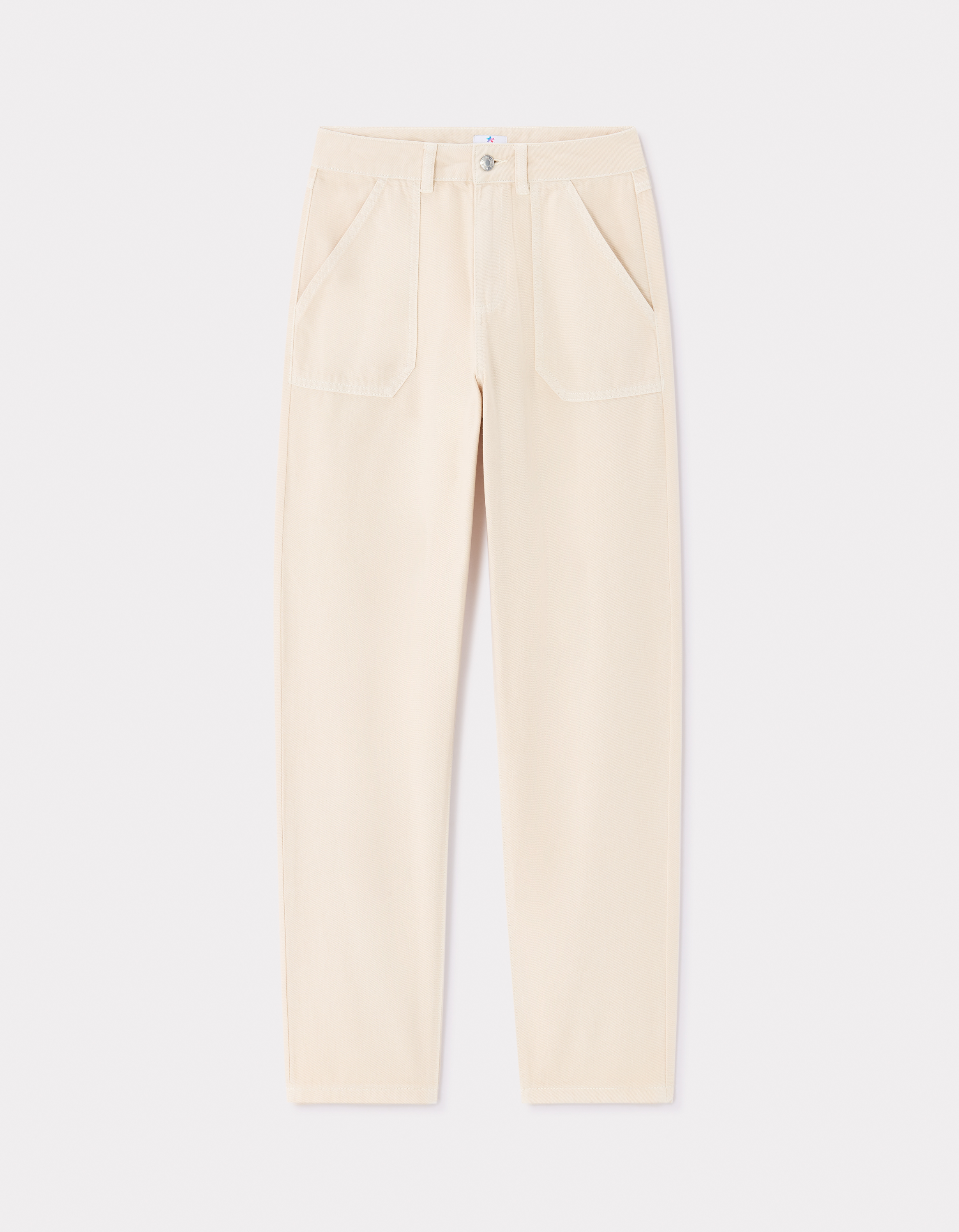 Pantalon droit - beige