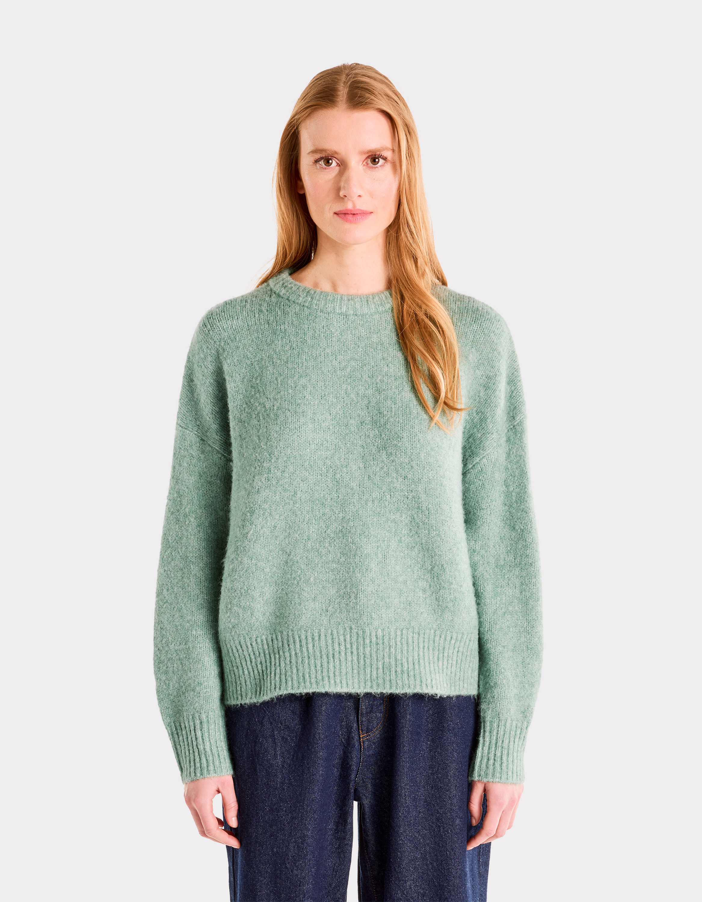 Pull en maille à col rond - celio - Modalova