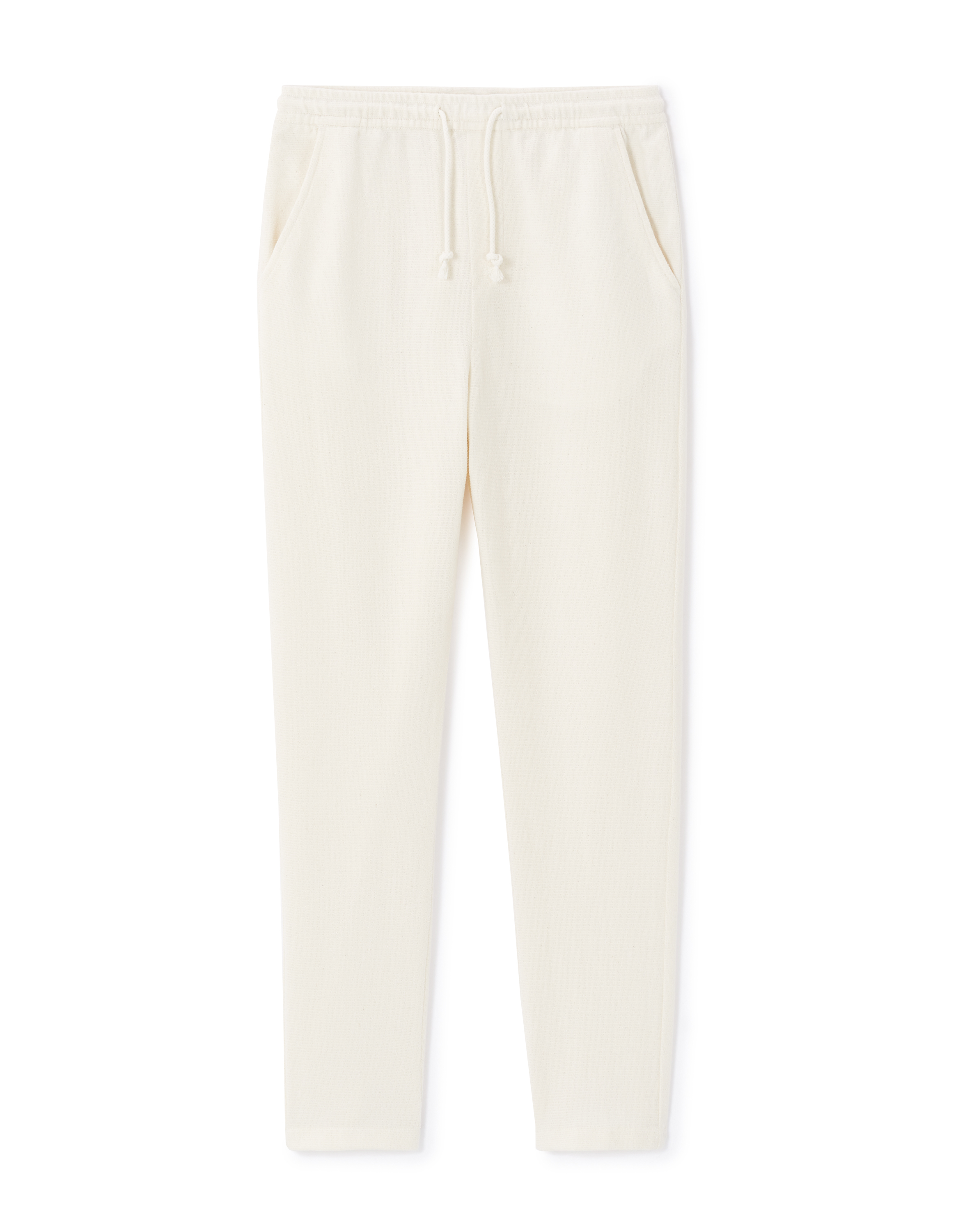 Pantalon loose coton mélangé - beige