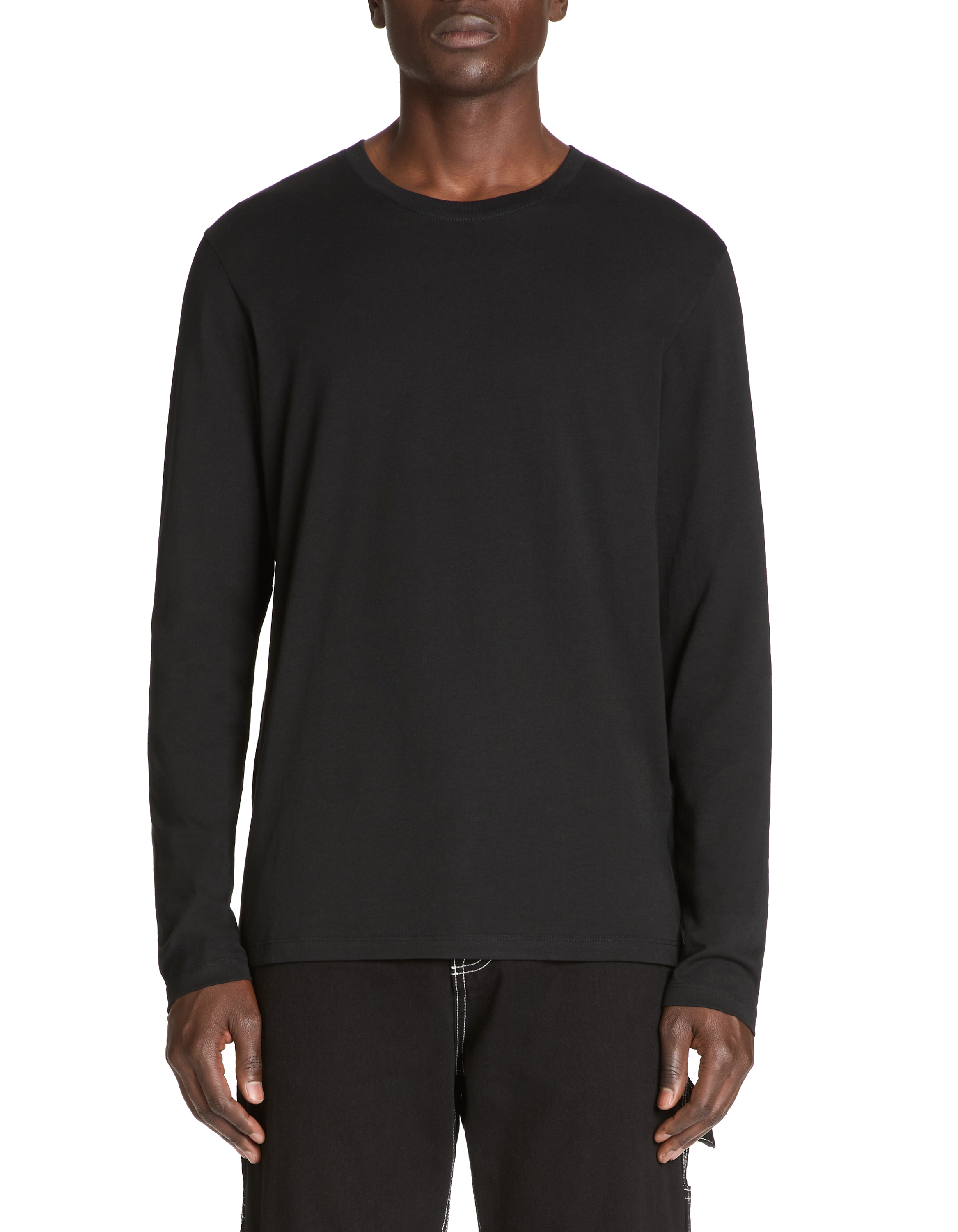 T-shirt straight 100% coton manches longues - camaieu - Modalova