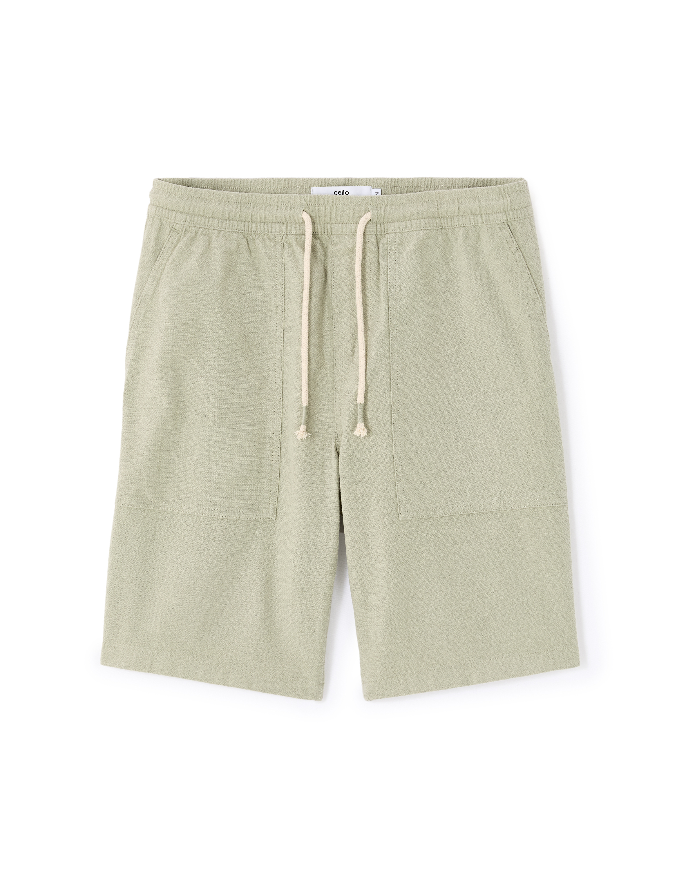 Bermuda 100% coton - vert