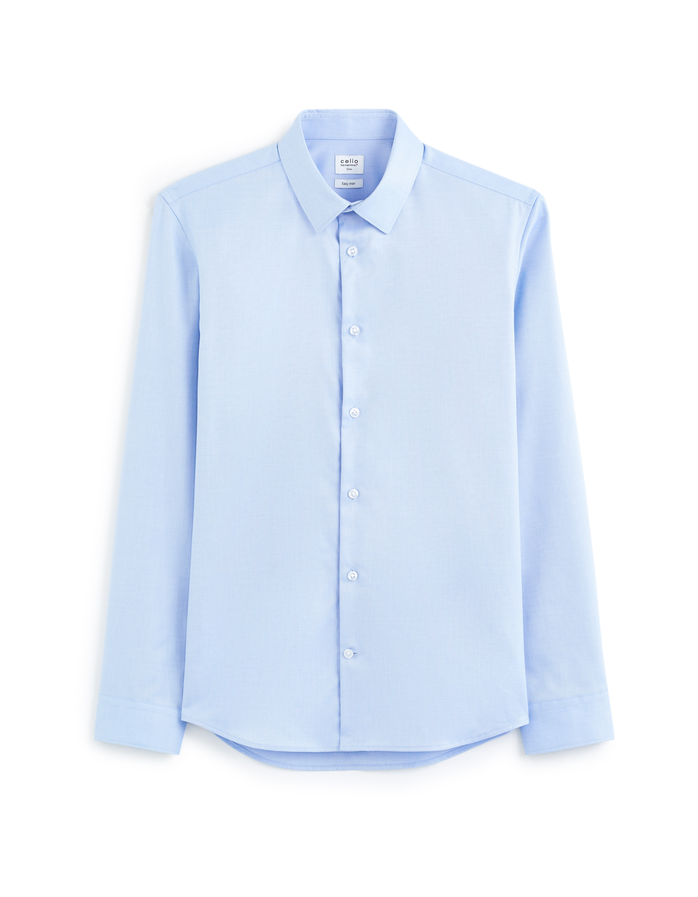 Chemise slim en oxford royal - bleu