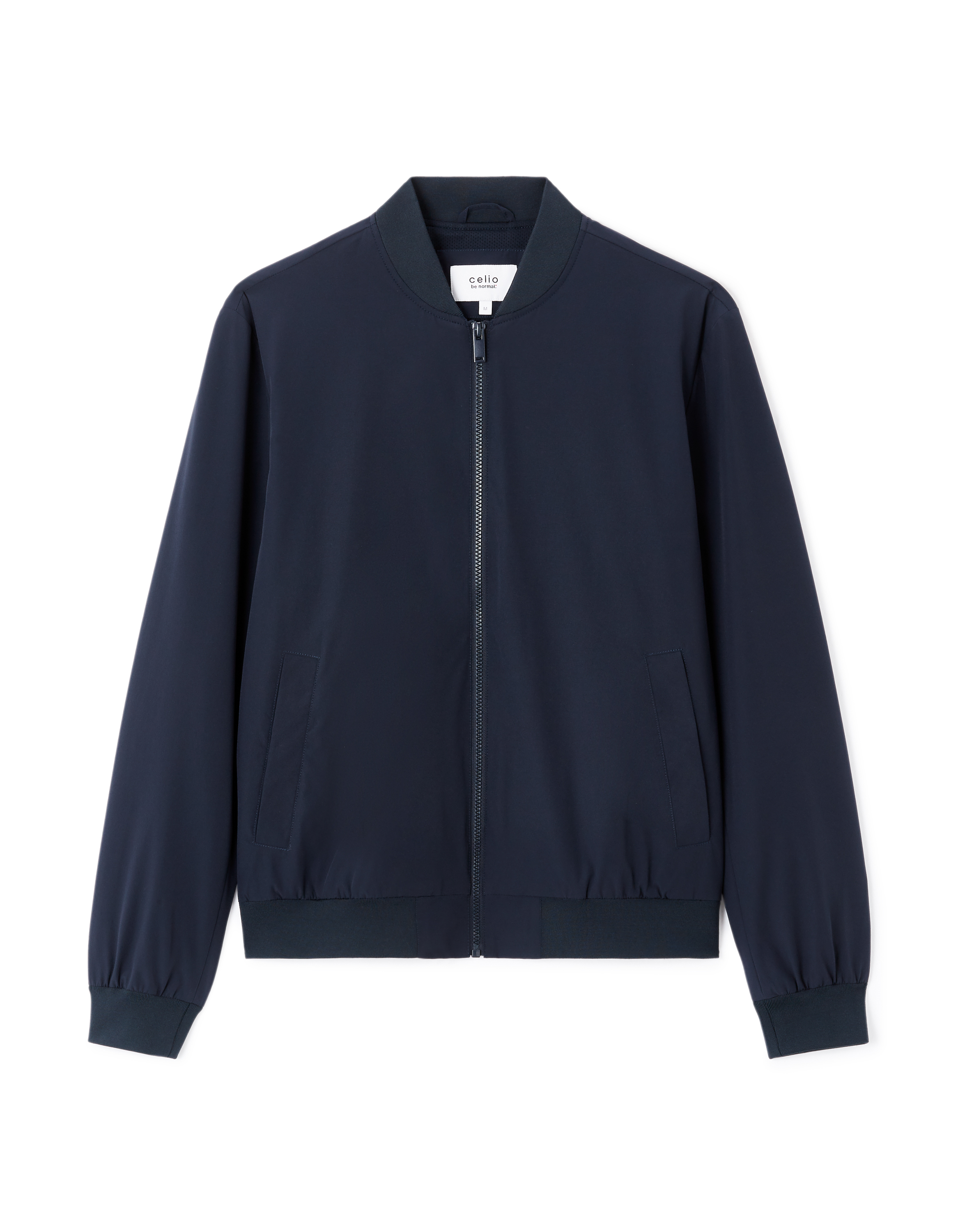 Veste col bomber - marine
