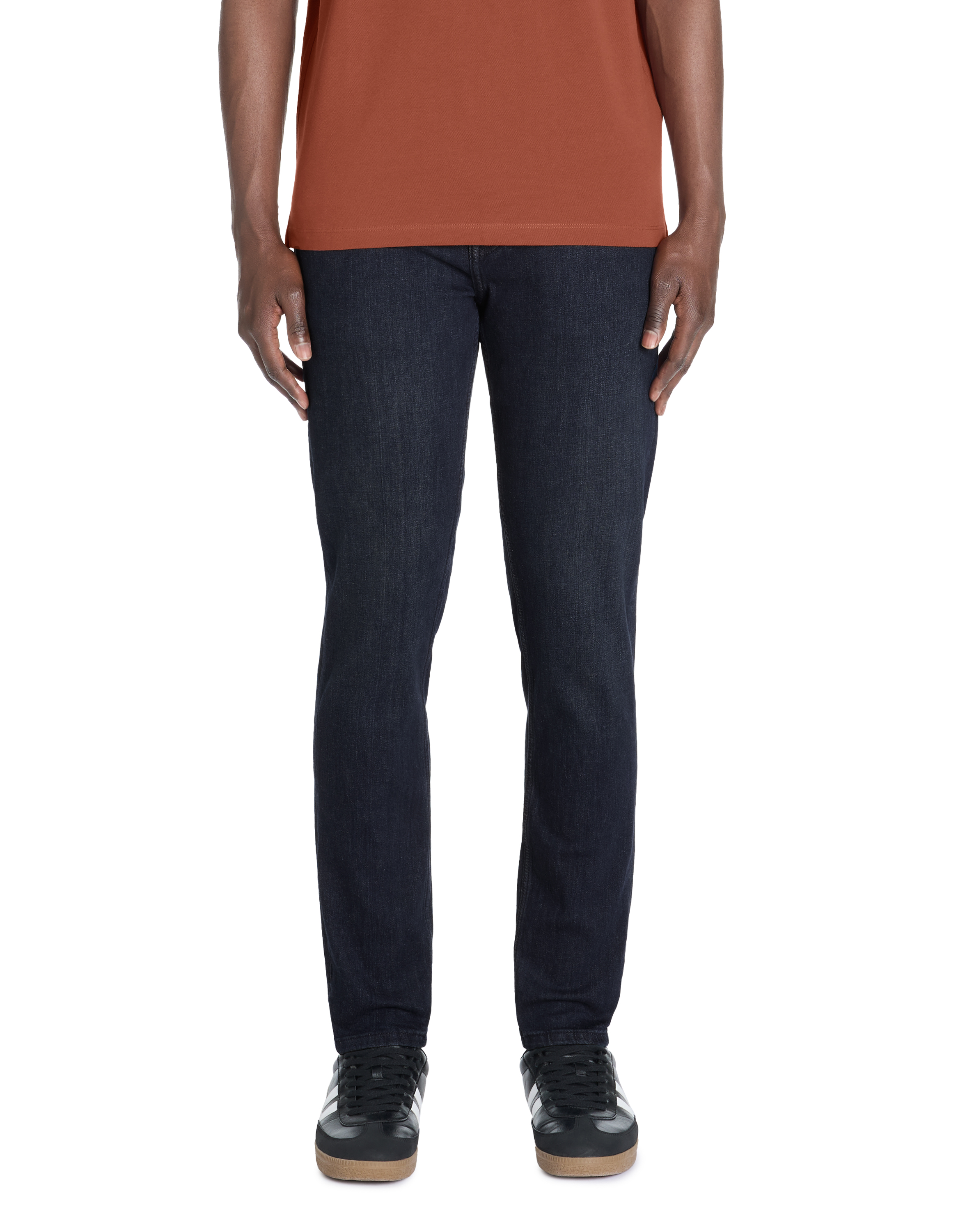 Jean slim coton stretch - marine - camaieu - Modalova