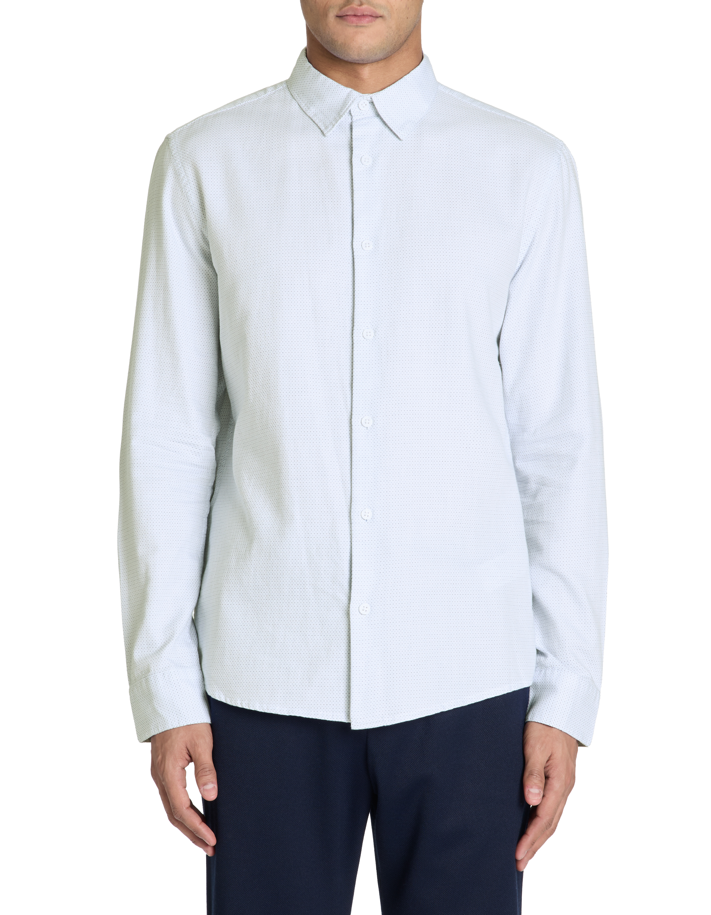 Chemise regular à pois 100% coton - camaieu - Modalova