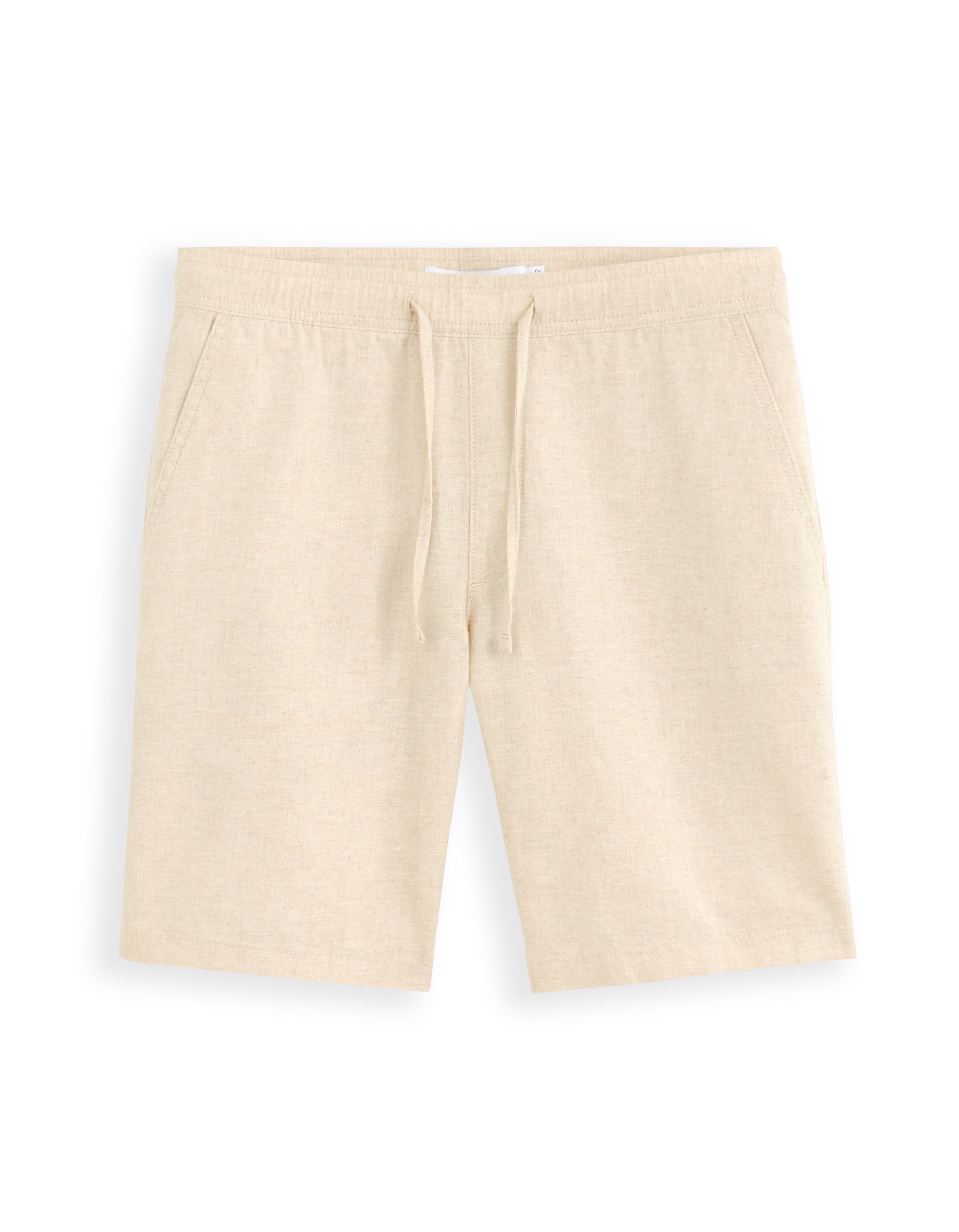 Bermuda en lin et coton - naturel