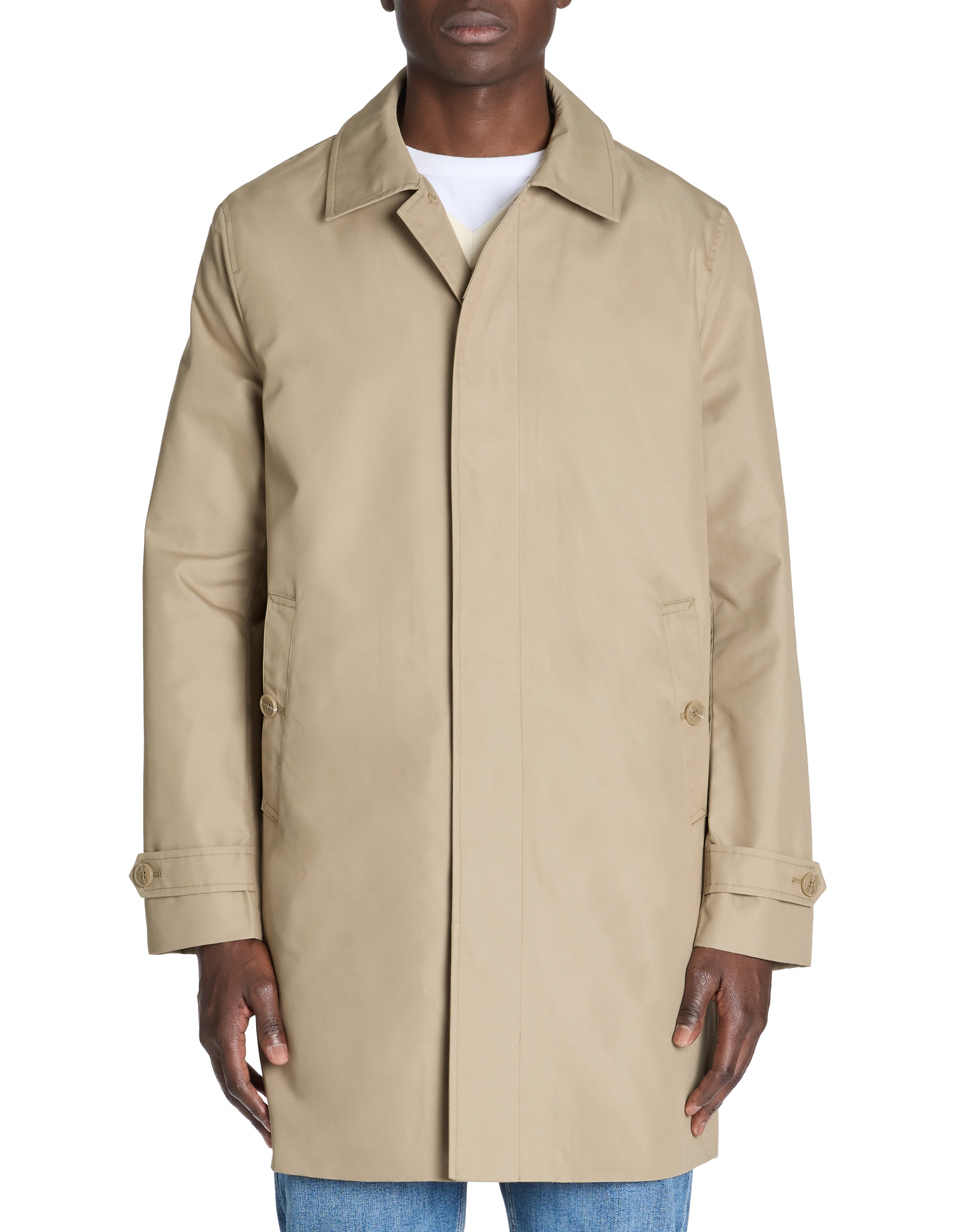 Trench avec 2 poches - beige - camaieu - Modalova