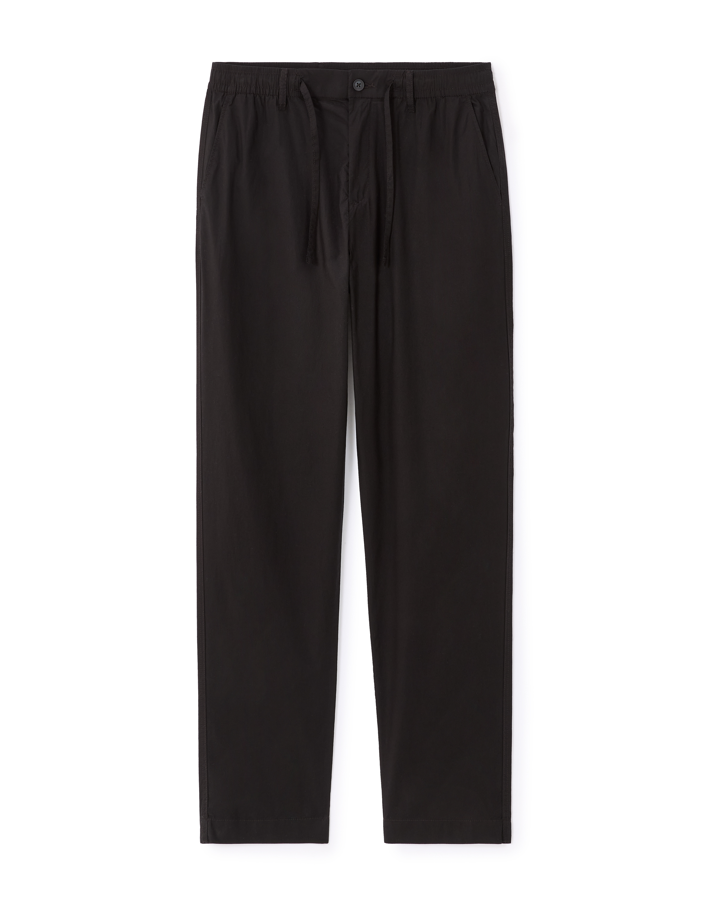 Pantalon straight 100% coton - noir