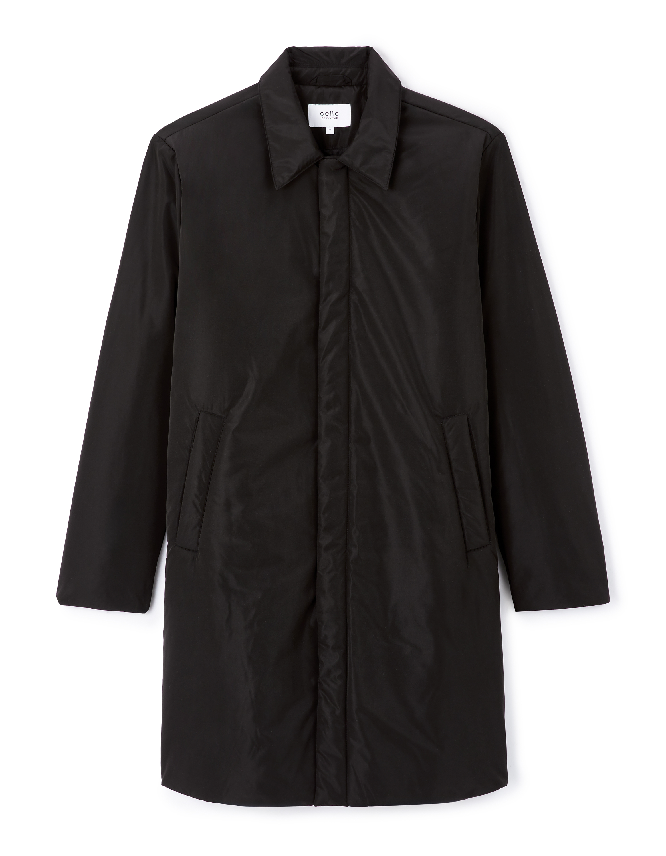 Manteau Imperméable à boutons pressions - noir