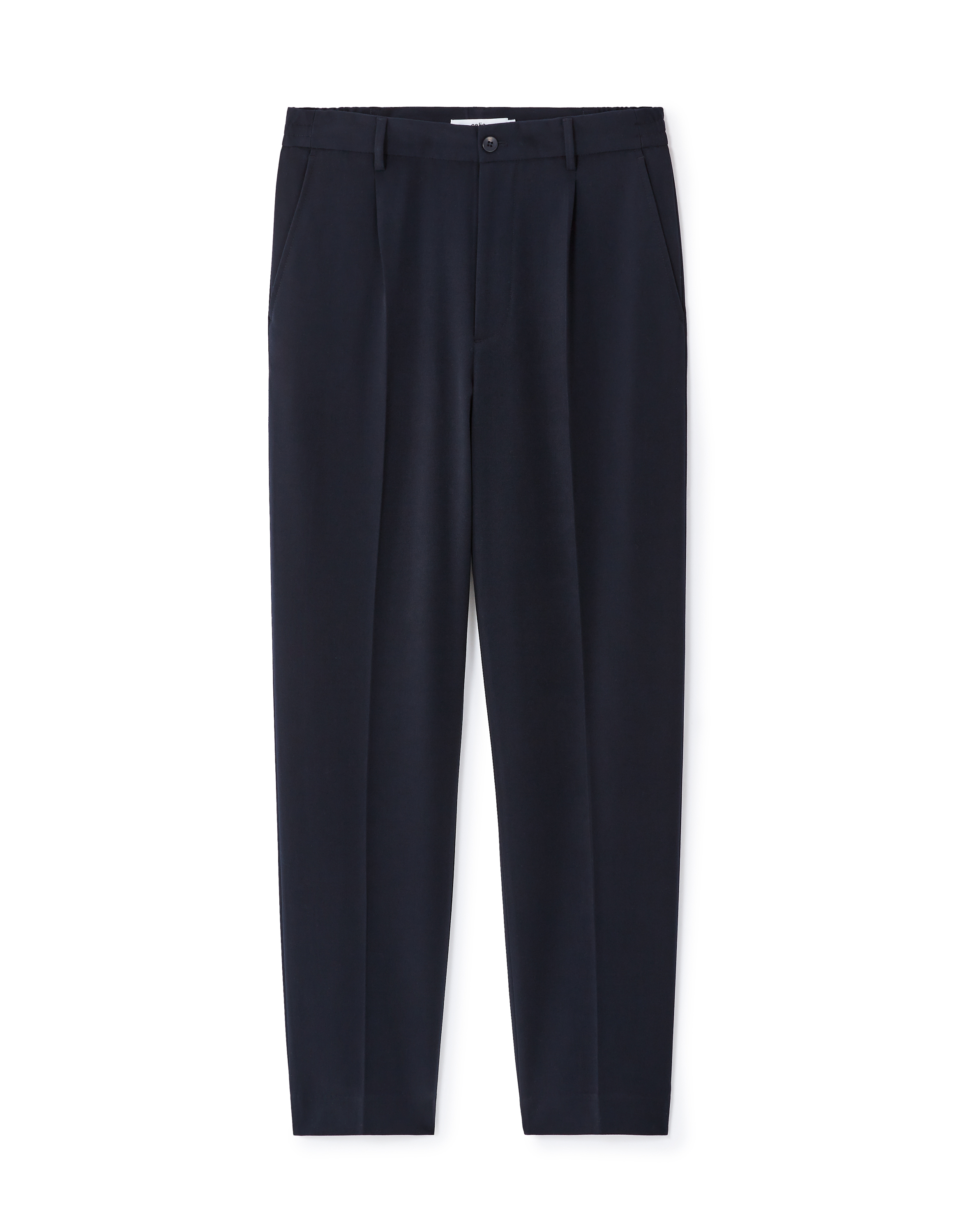 Pantalon loose stretch - marine