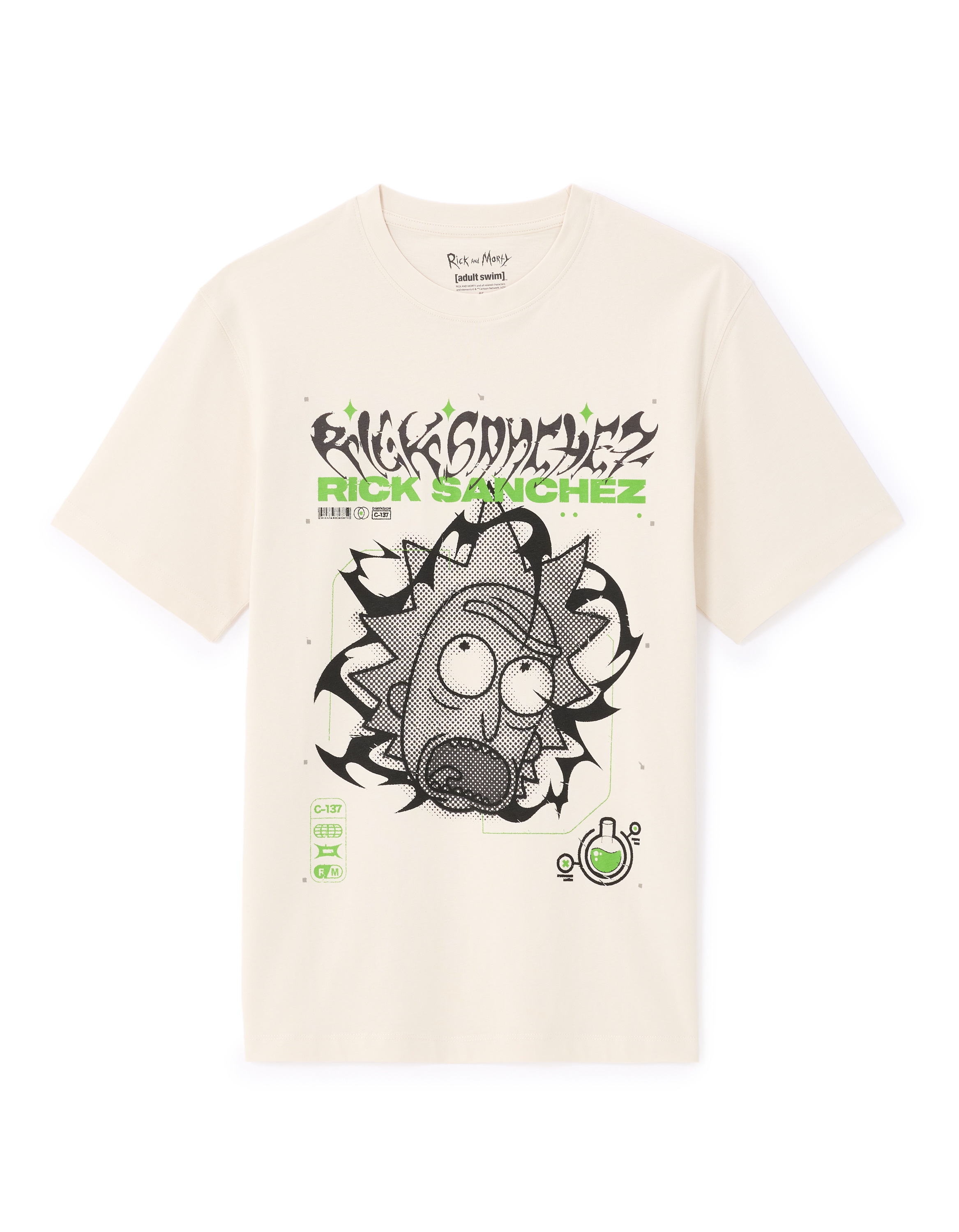 Rick et Morty - T-shirt beige