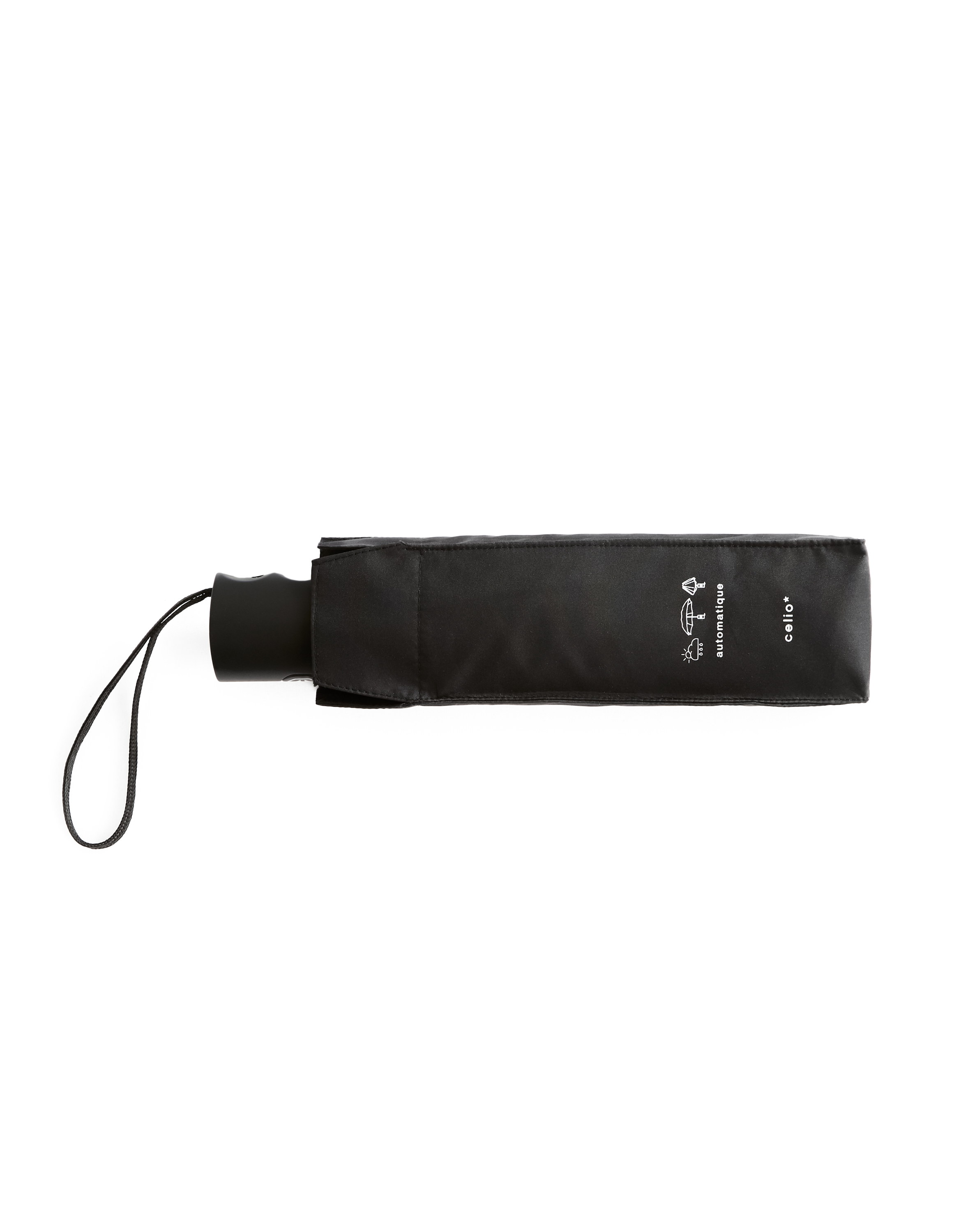 Parapluie pliable automatique - noir