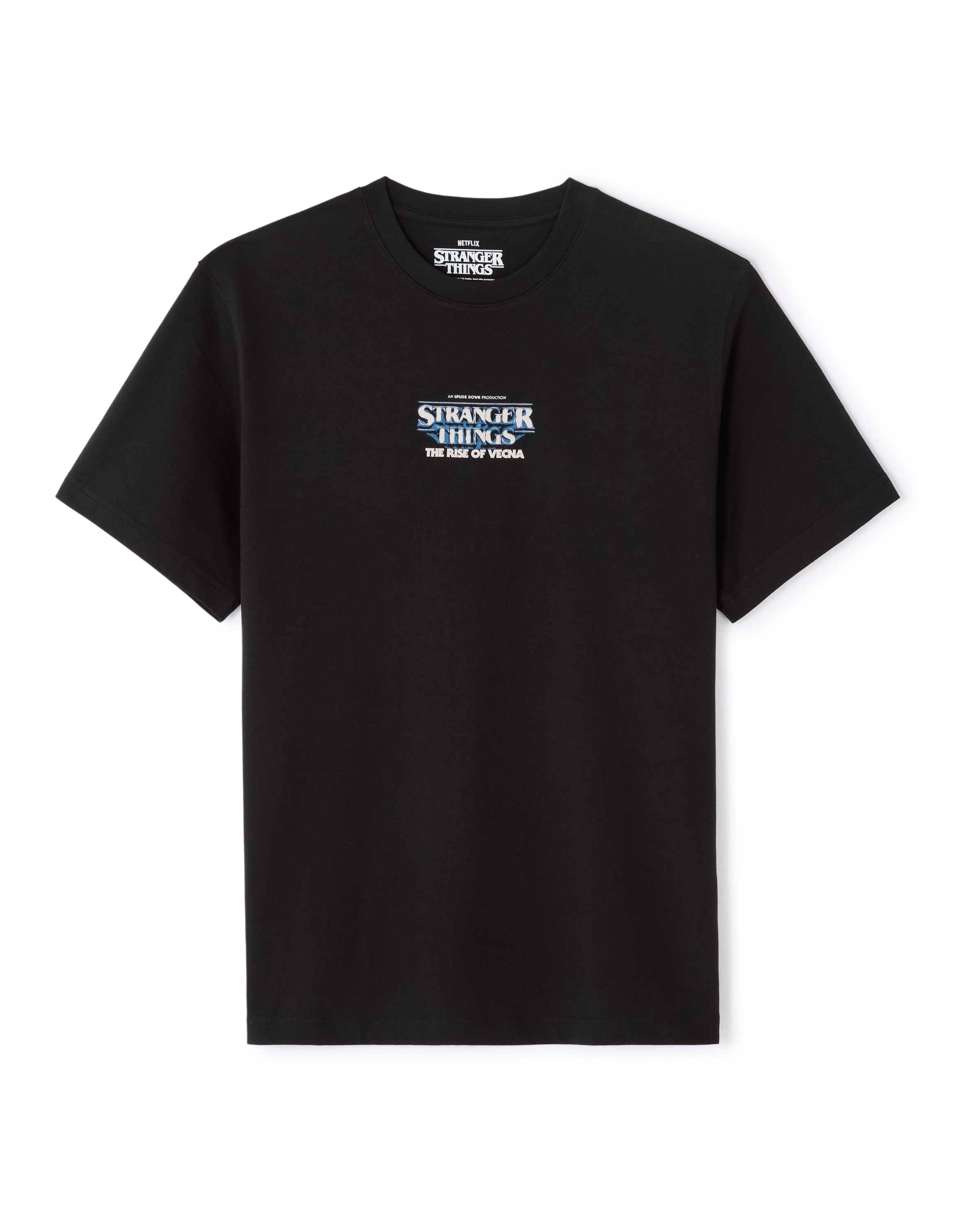 Stranger Things - T-shirt noir