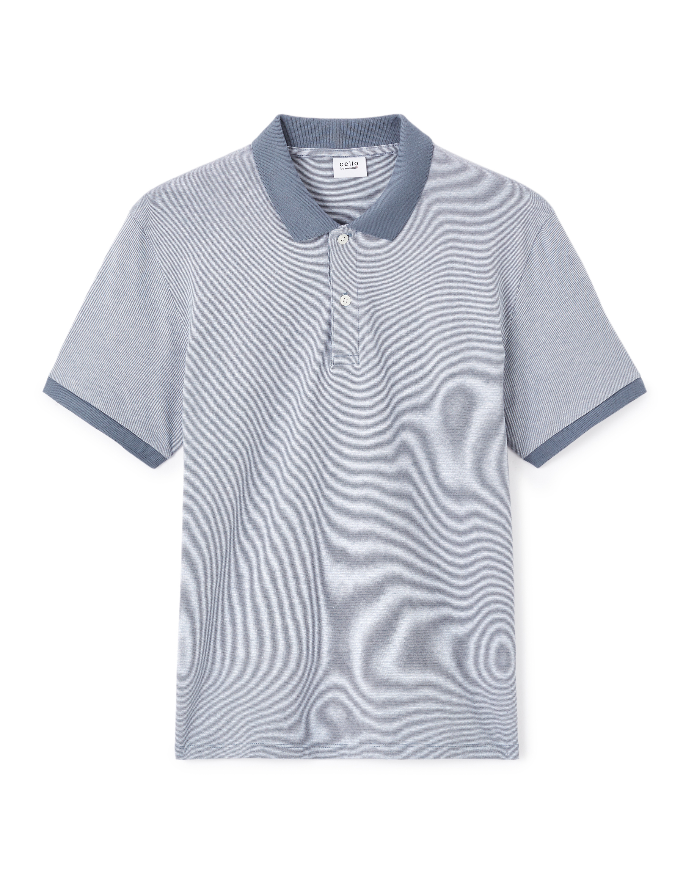 Polo regular 100% coton - bleu