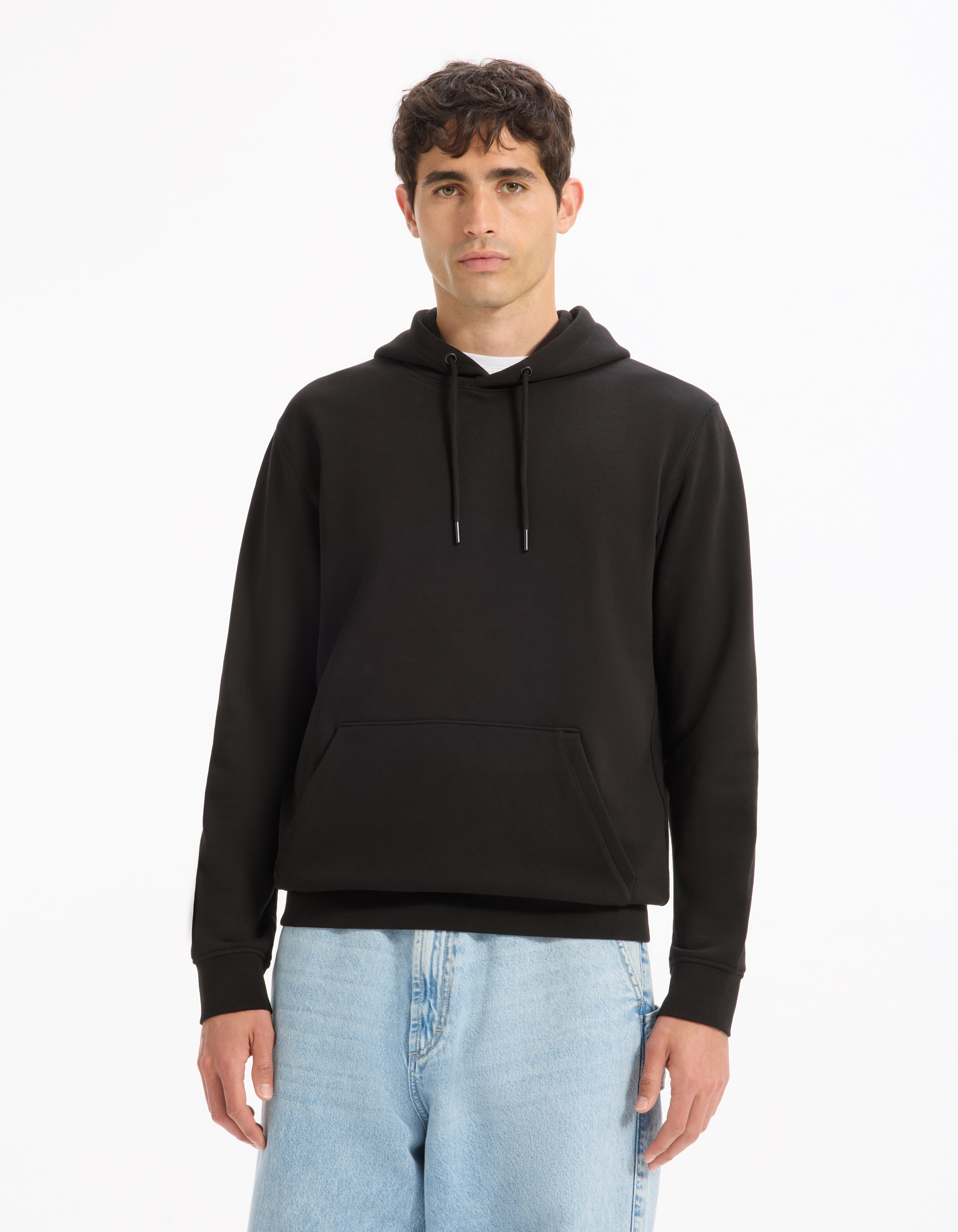 Sweat regular à capuche 100% coton - camaieu - Modalova