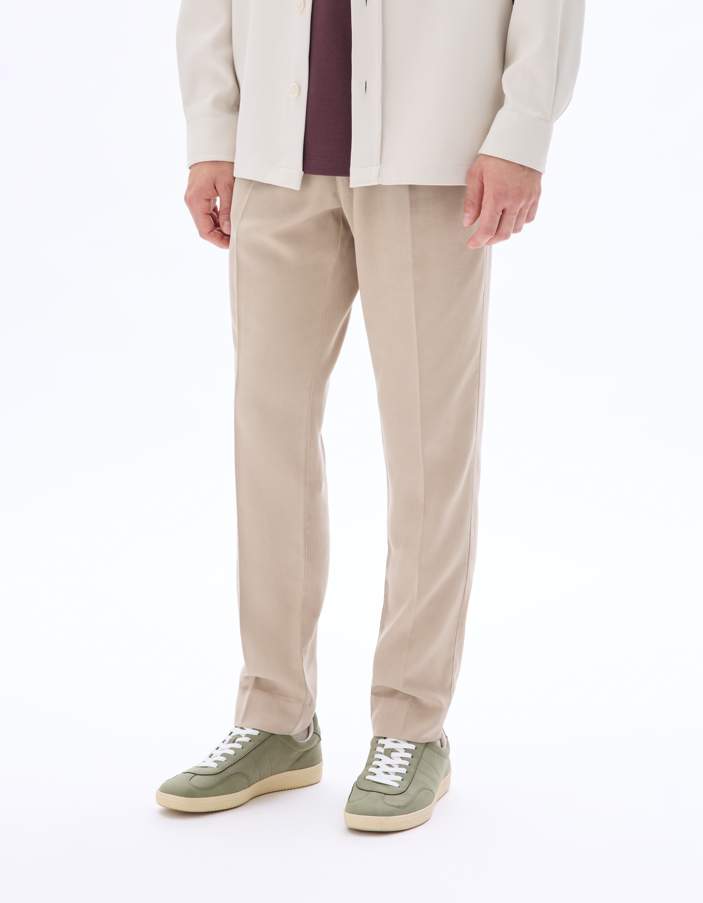 Pantalon chino straight TENCEL™ Lyocell - camaieu - Modalova