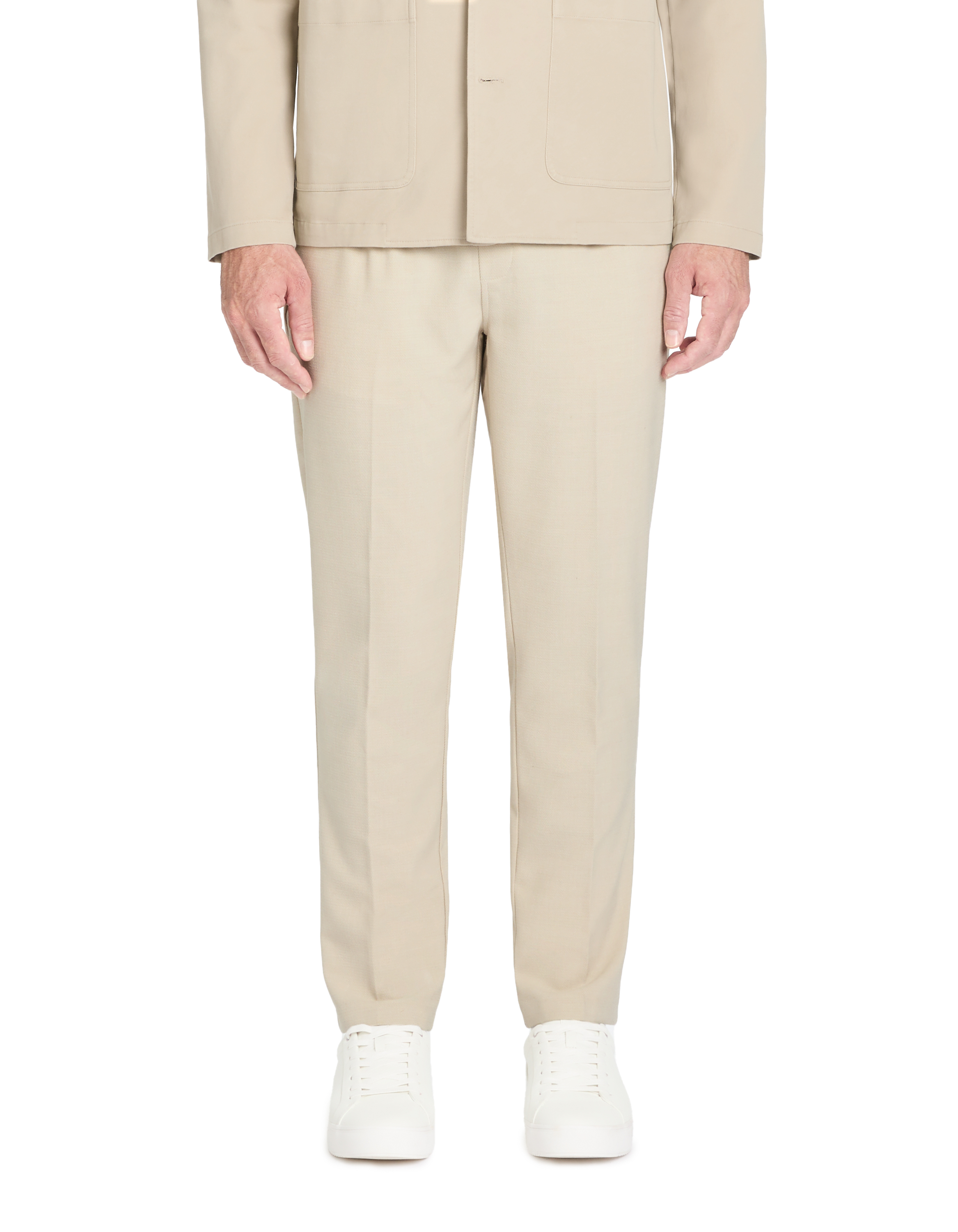 Pantalon 24H slim - beige - camaieu - Modalova