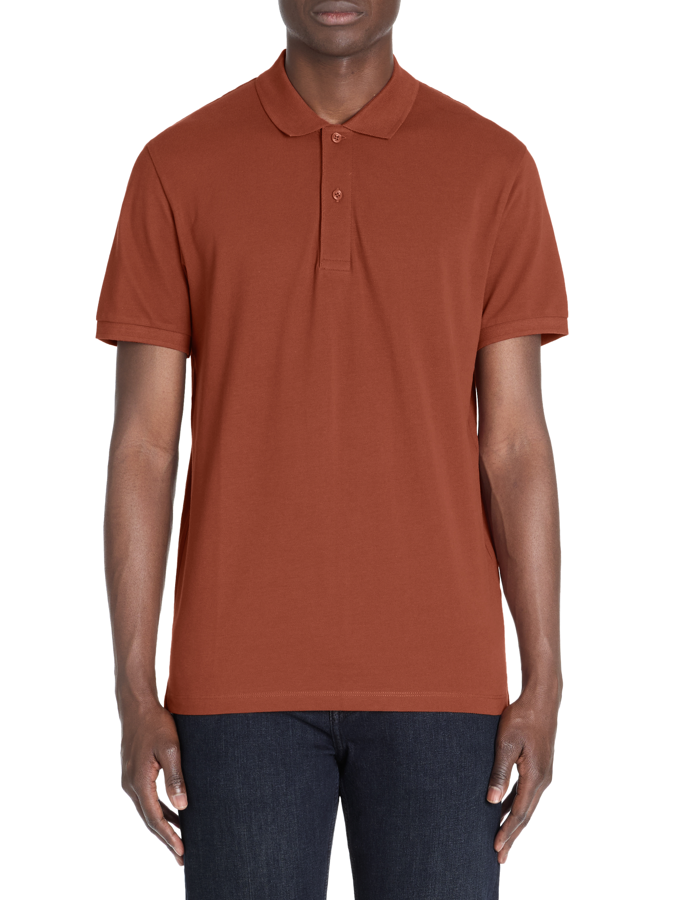 Polo piqué straight 100% coton - camaieu - Modalova