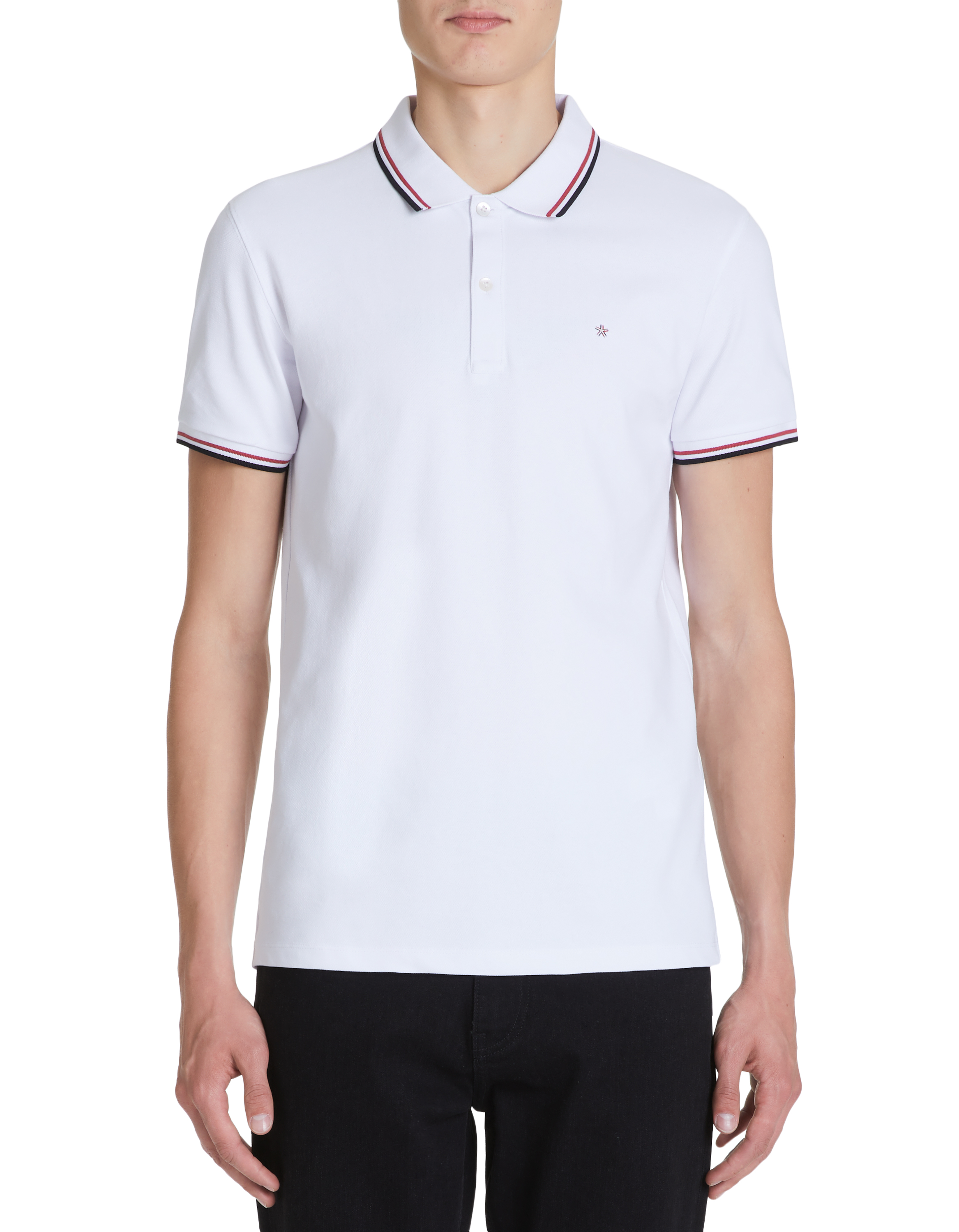 Polo piqué slim en coton stretch - camaieu - Modalova