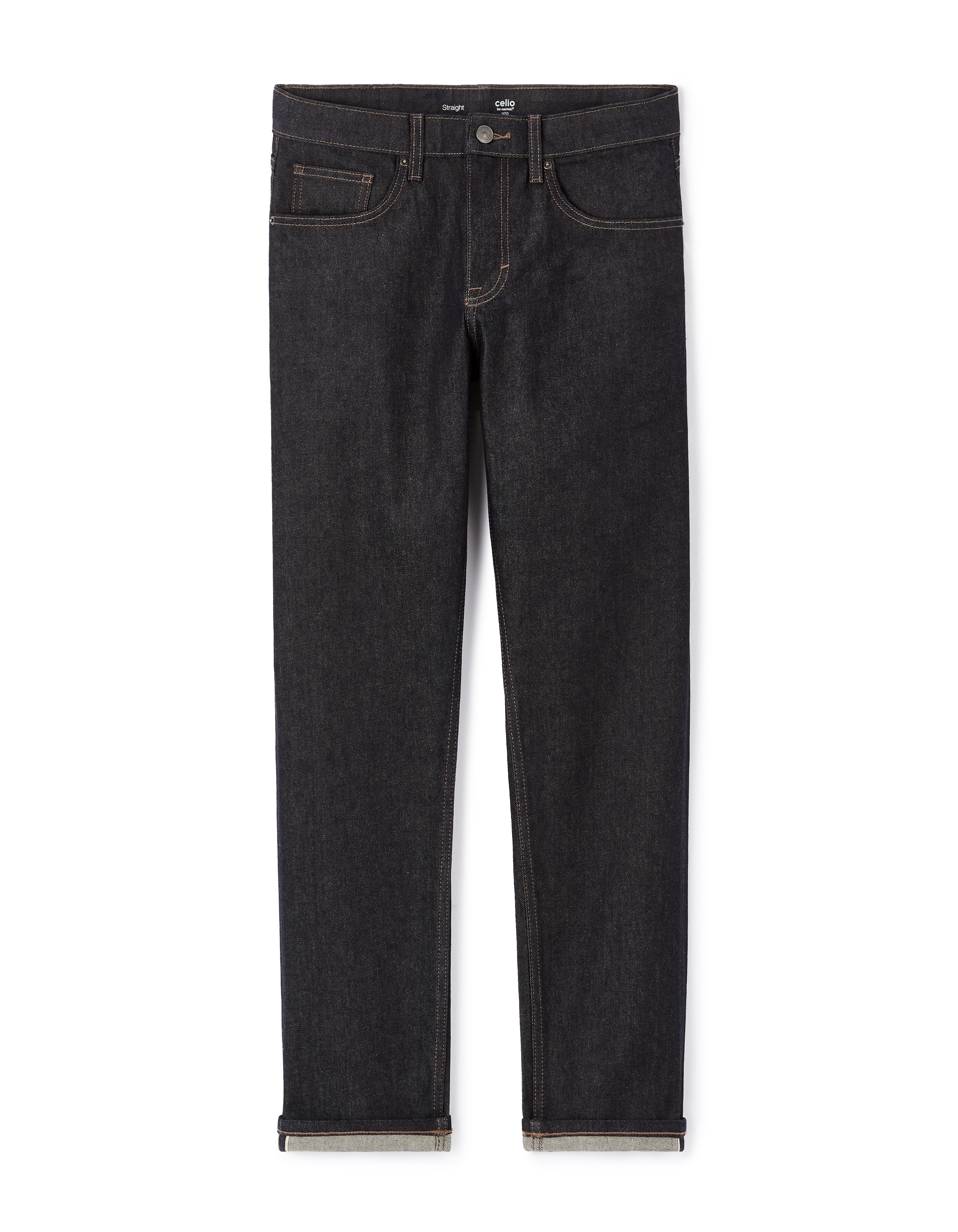 Jean straight coton stretch - brut