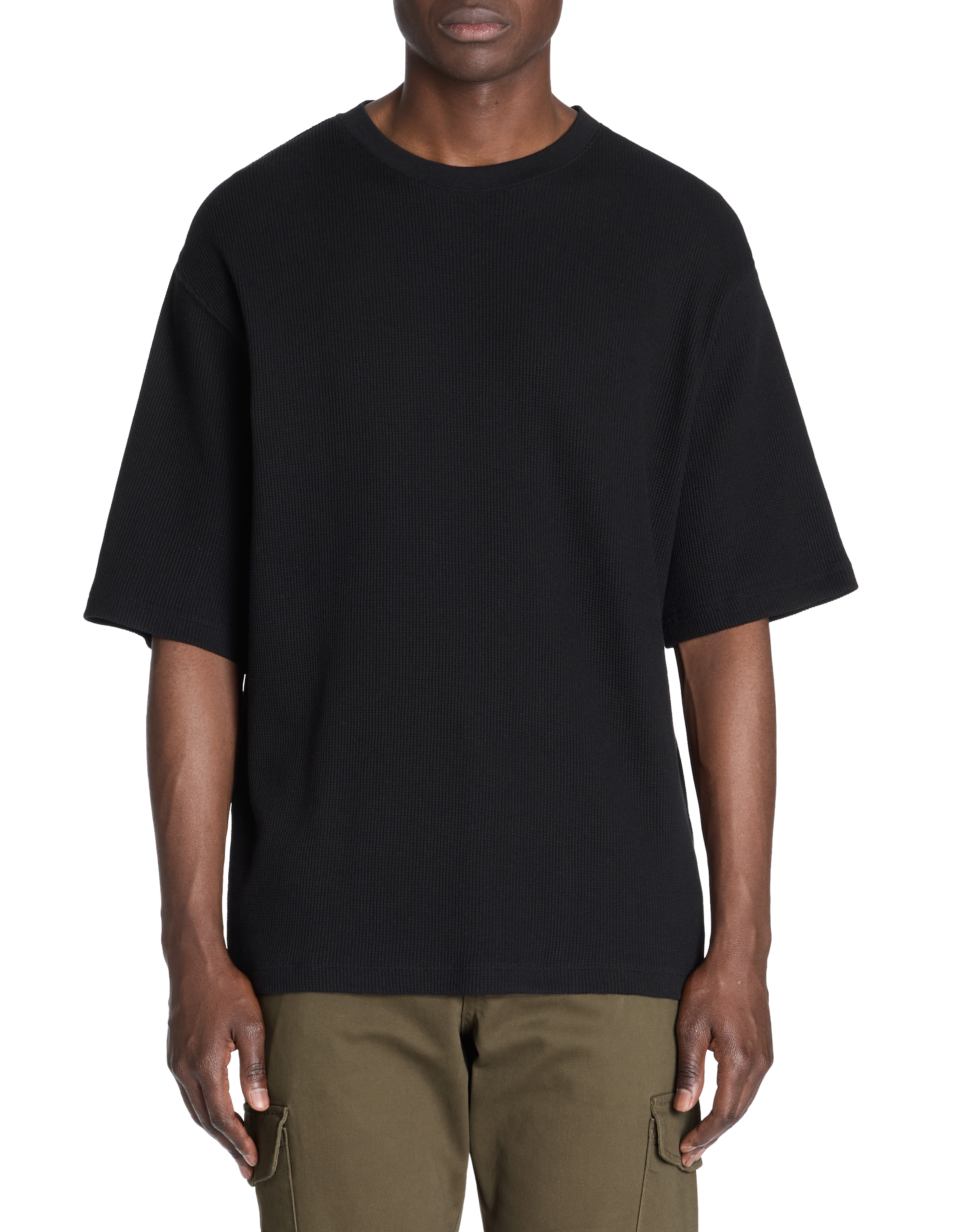 T-shirt oversize col rond 100% coton - camaieu - Modalova