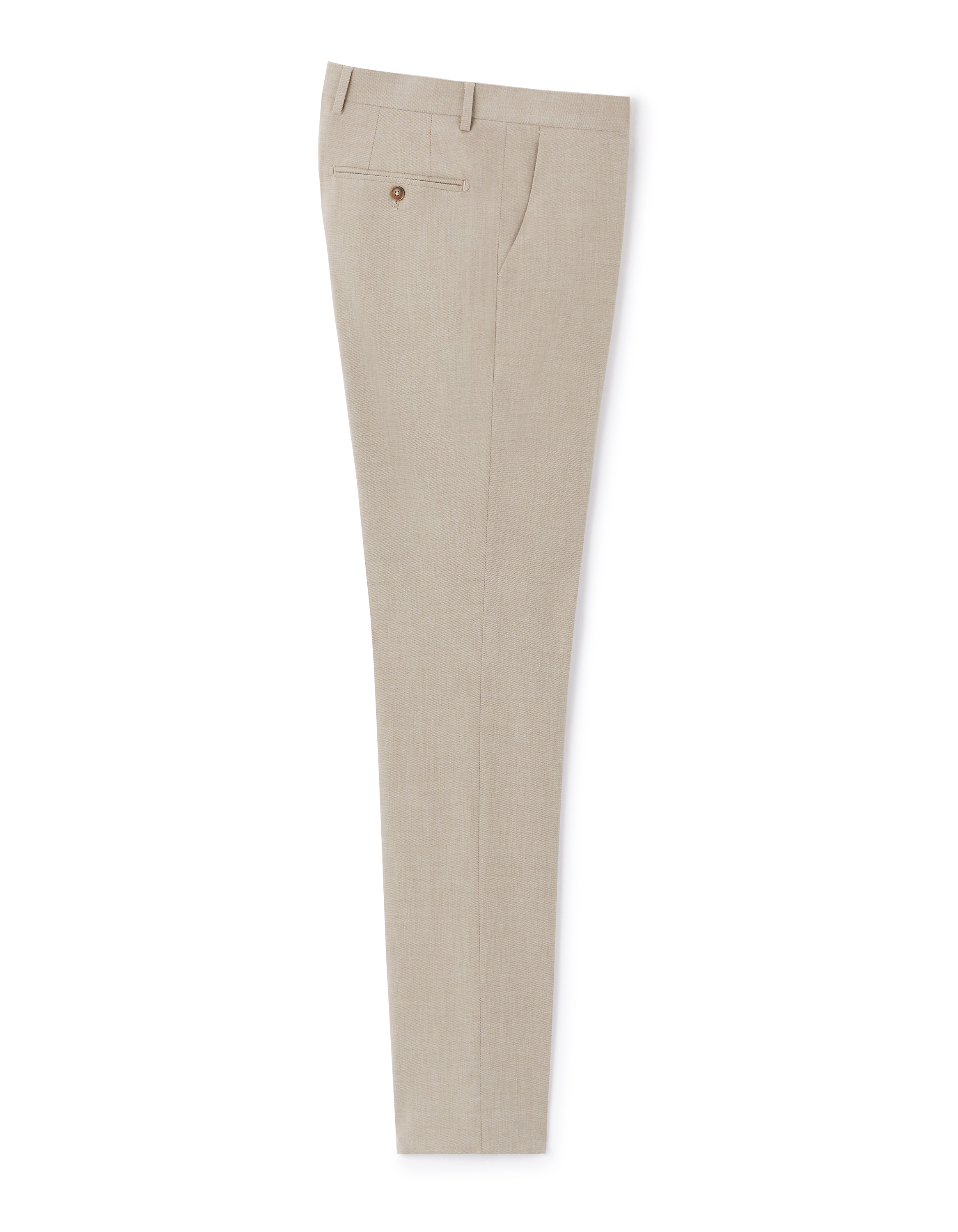 Pantalon de costume slim stretch - beige