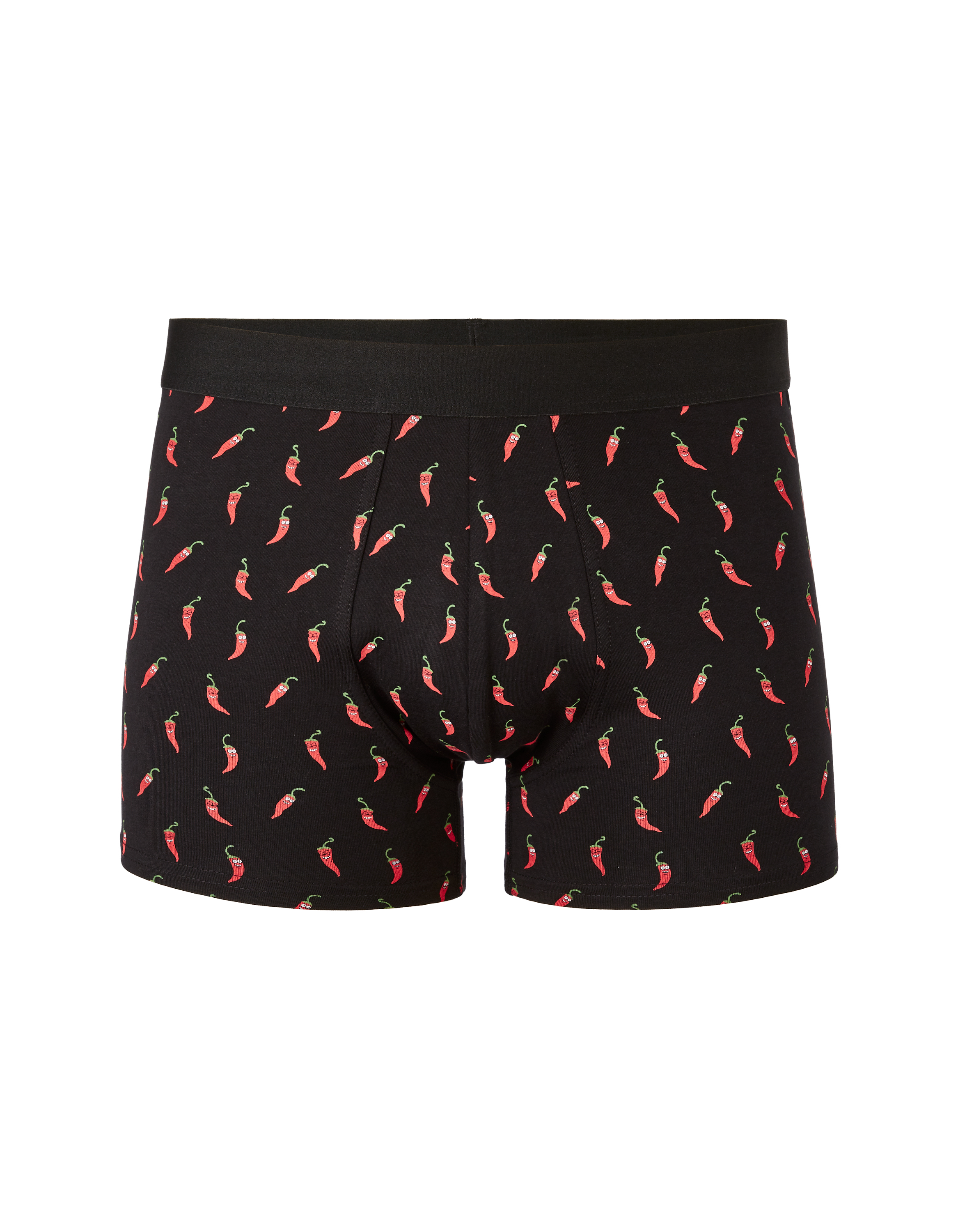 Boxer à motifs piments - noir