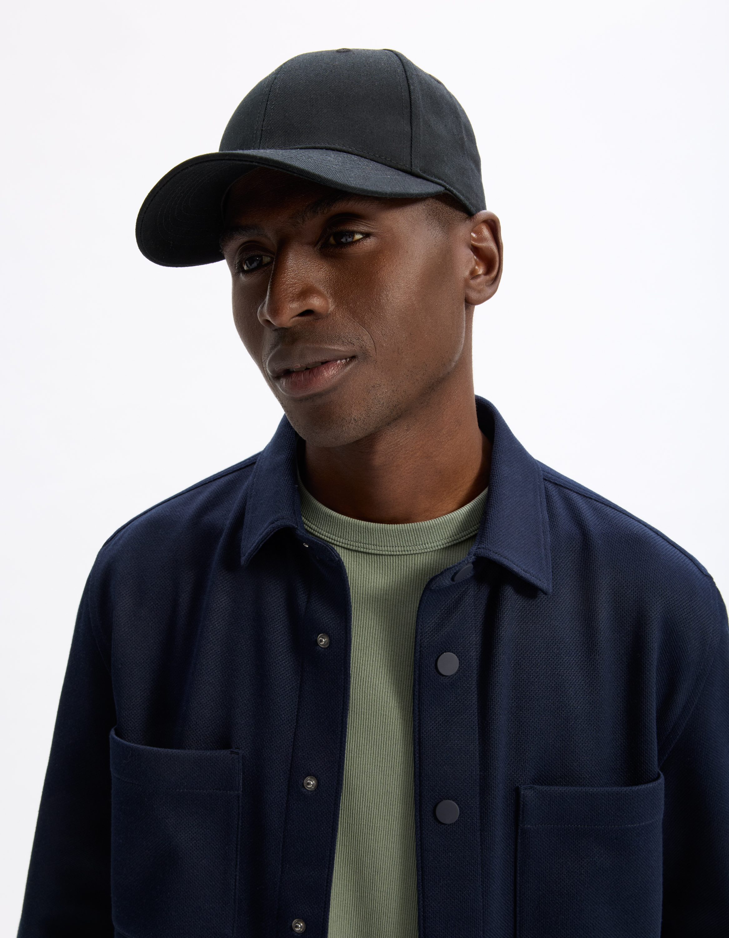 Casquette unie 100% coton - noir - camaieu - Modalova