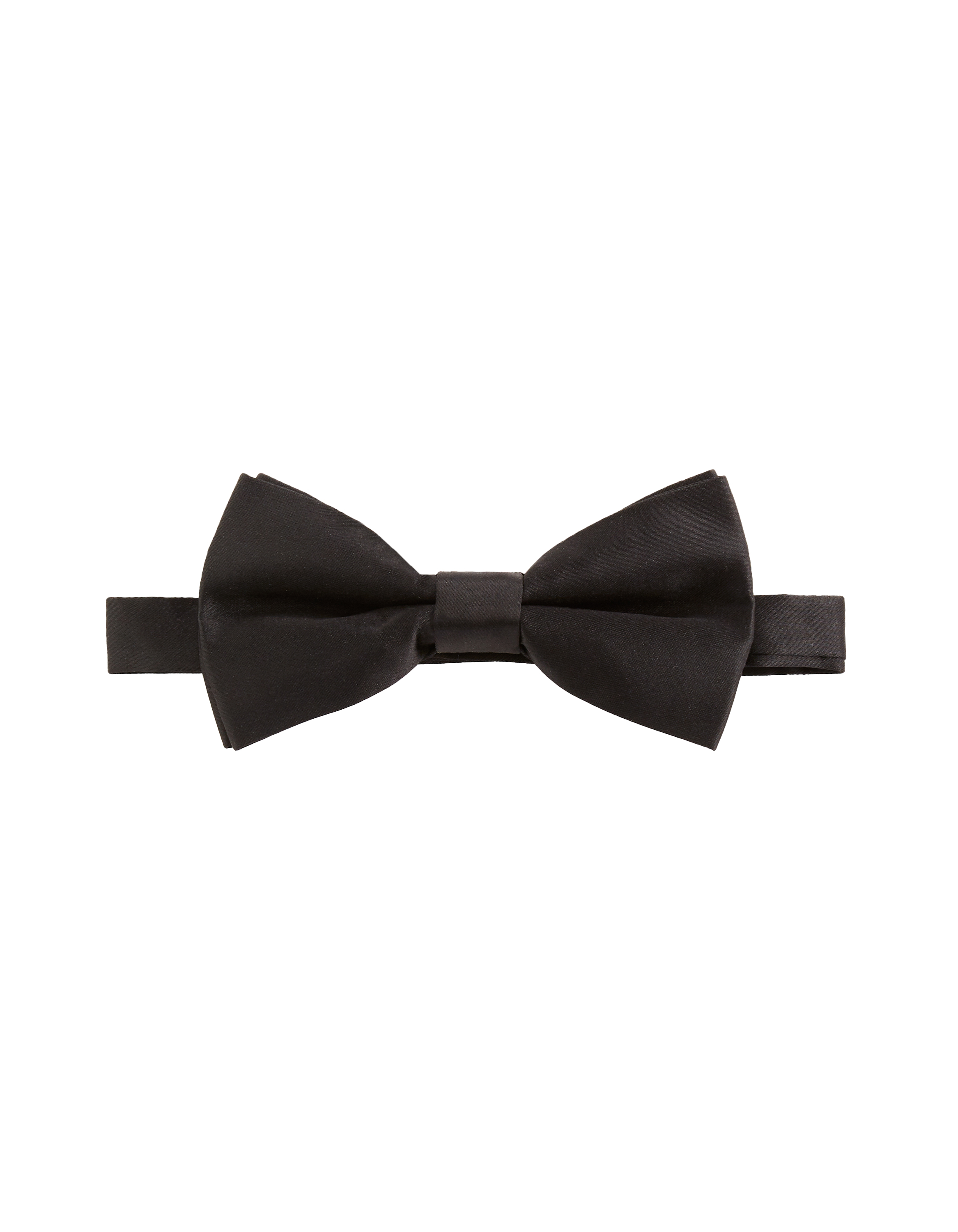 Noeud papillon satiné - noir