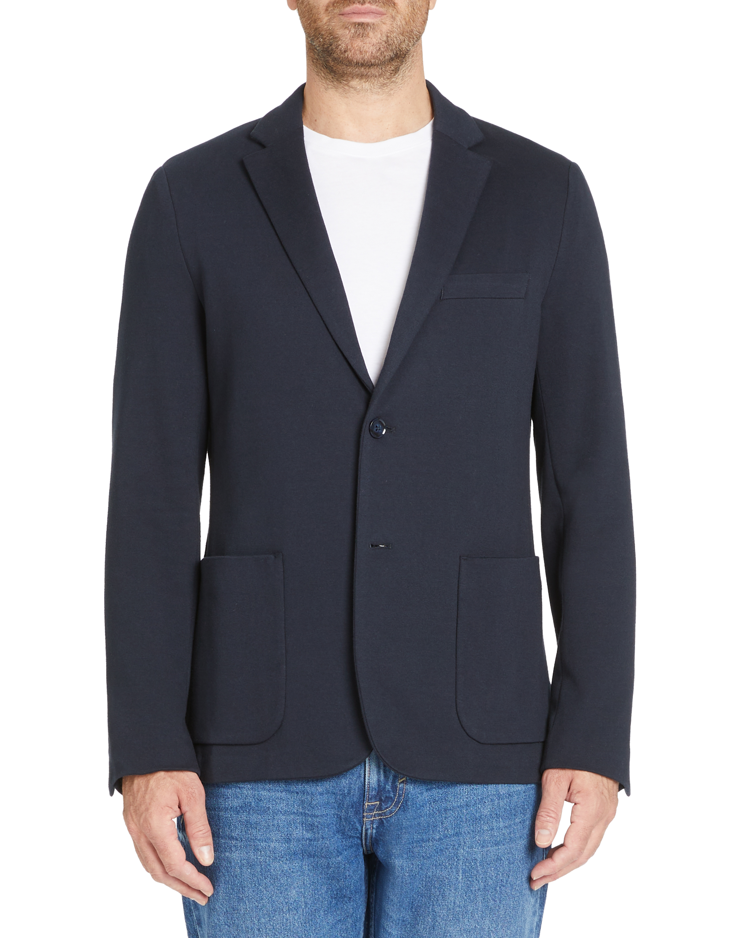 Blazer slim - marine - camaieu - Modalova