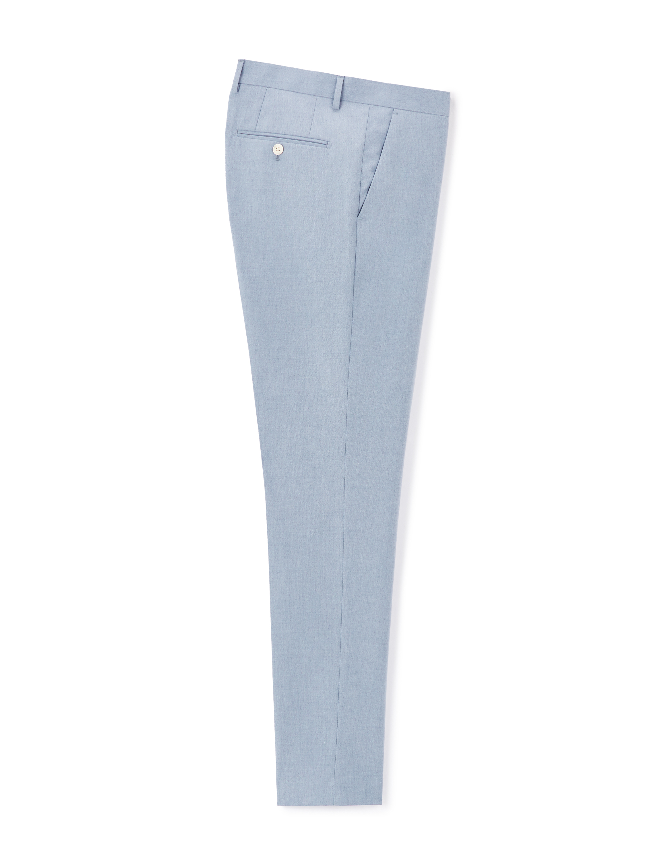 Pantalon de costume slim stretch - chambray
