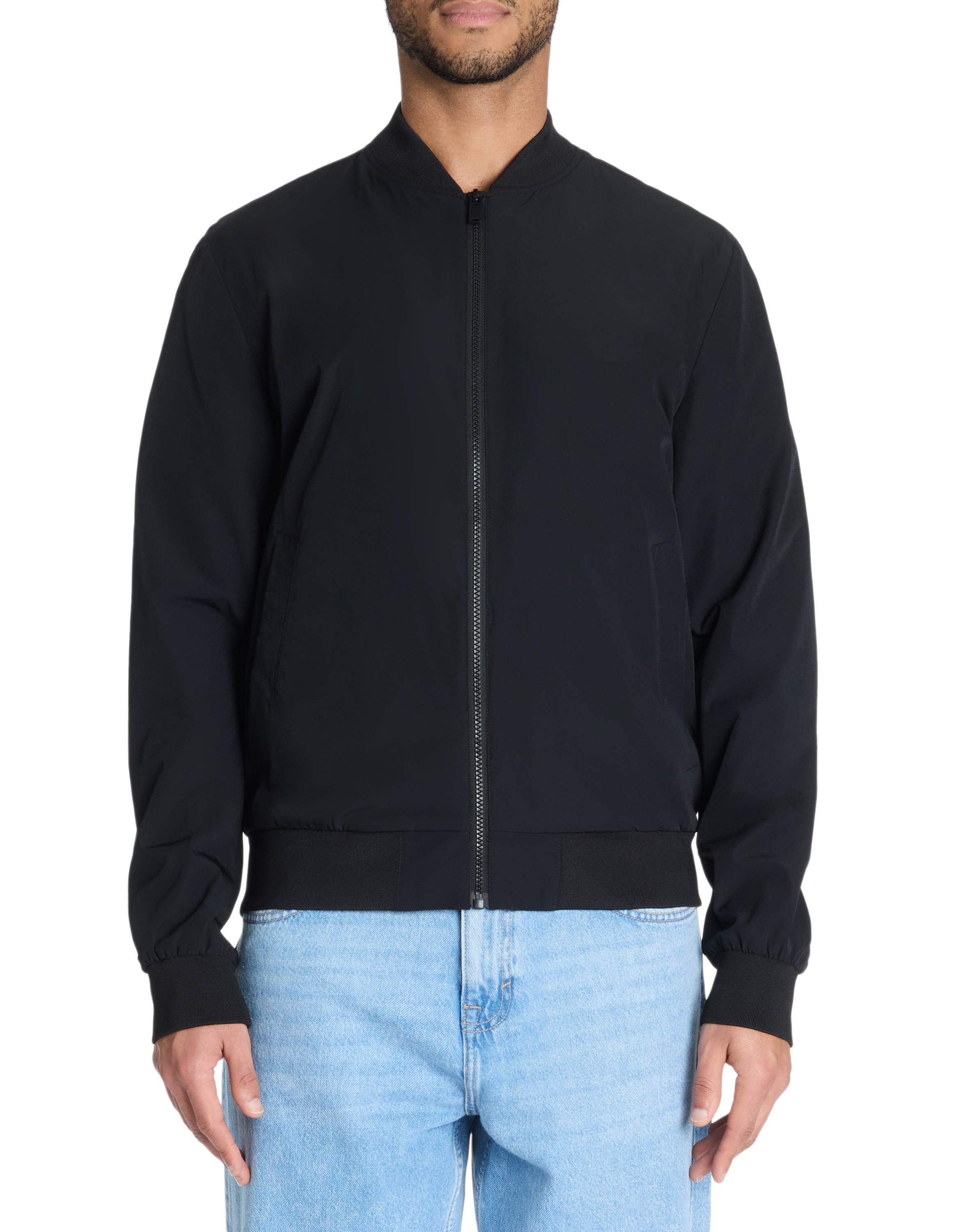 Bomber col bomber - noir - camaieu - Modalova