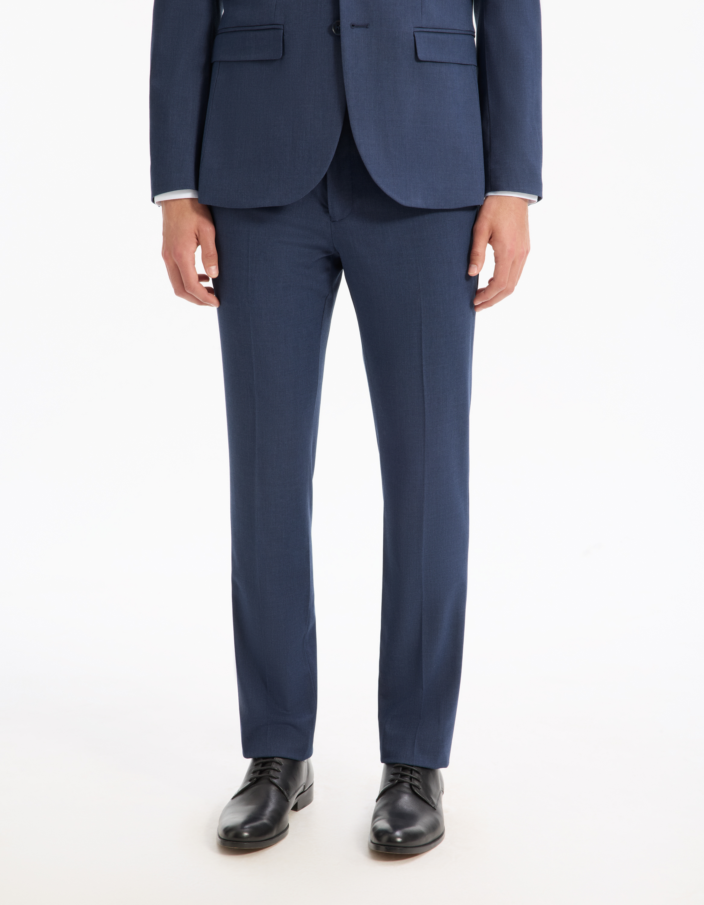 Pantalon de costume slim stretch bi-ton - camaieu - Modalova