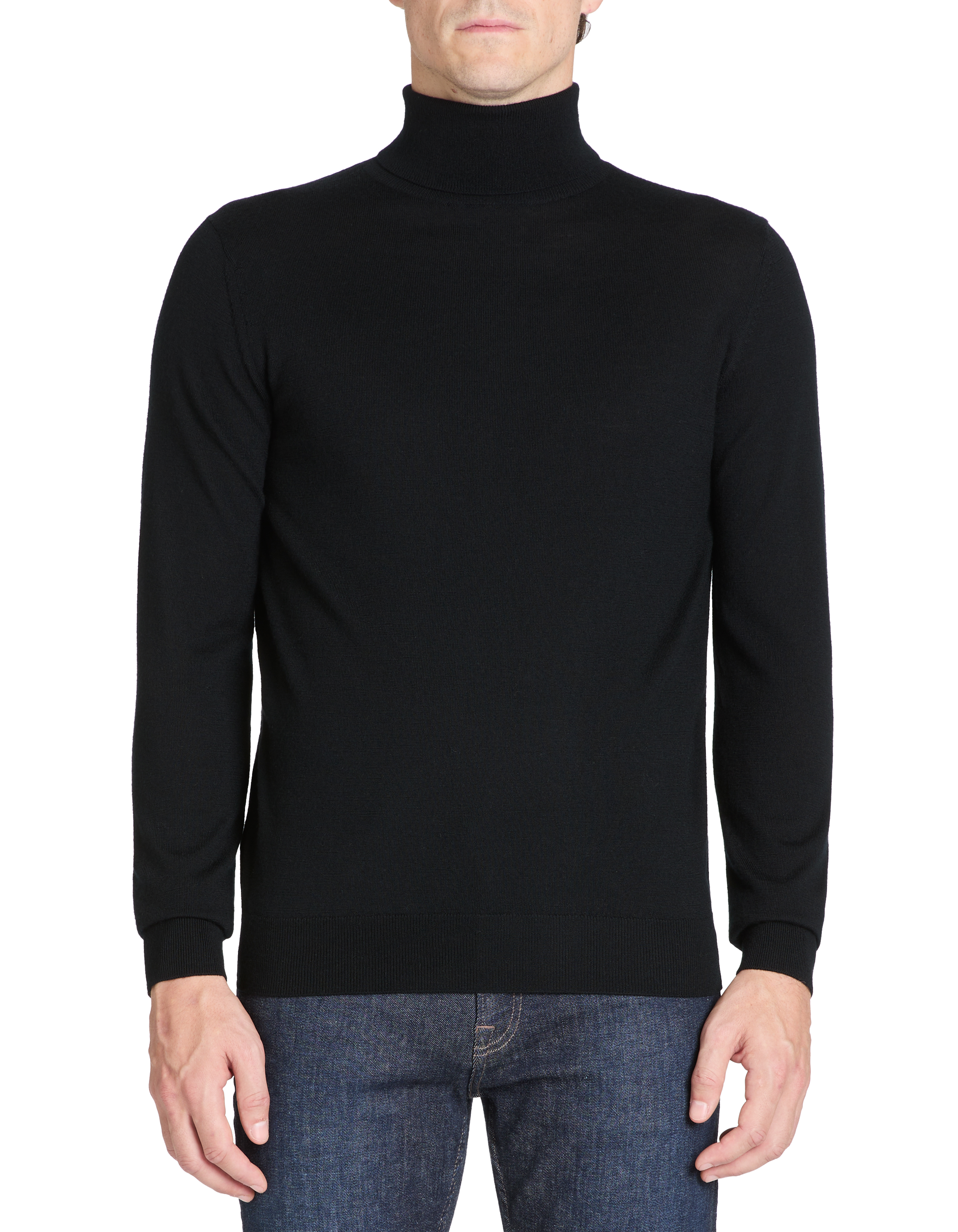 Pull col roulé slim 100% laine mérinos - camaieu - Modalova