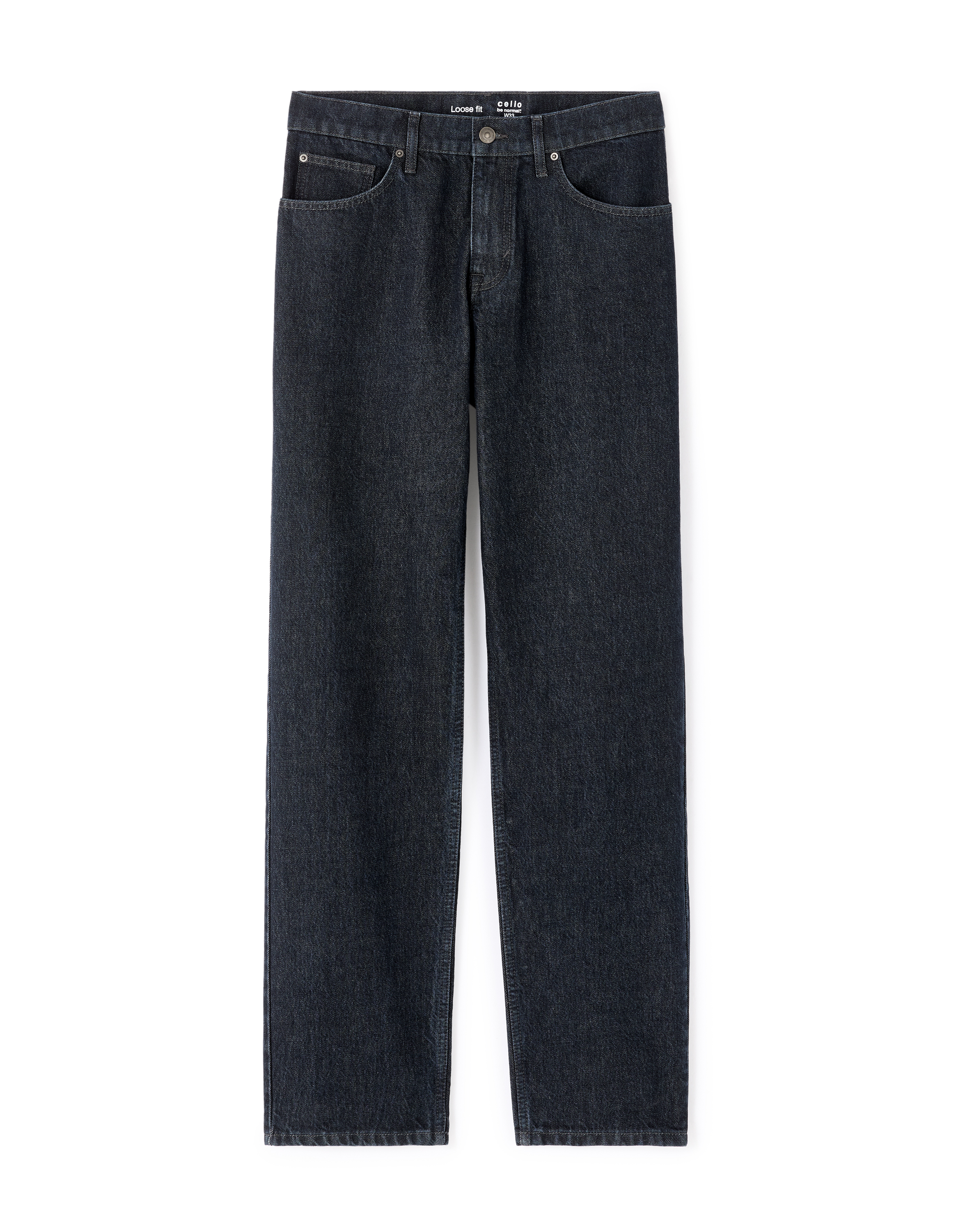 Jean loose 100% coton - brut