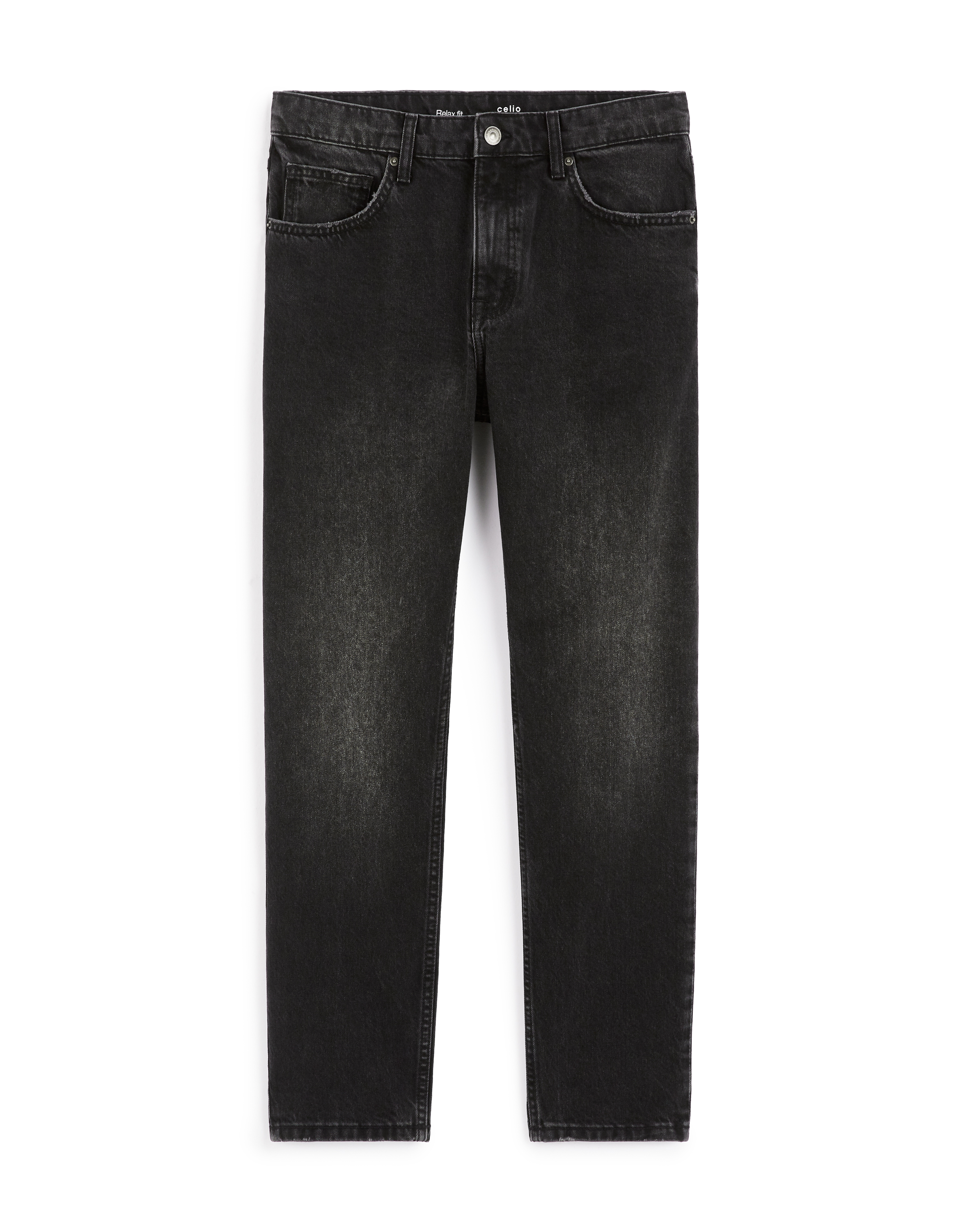 Jean relax 100% coton - noir