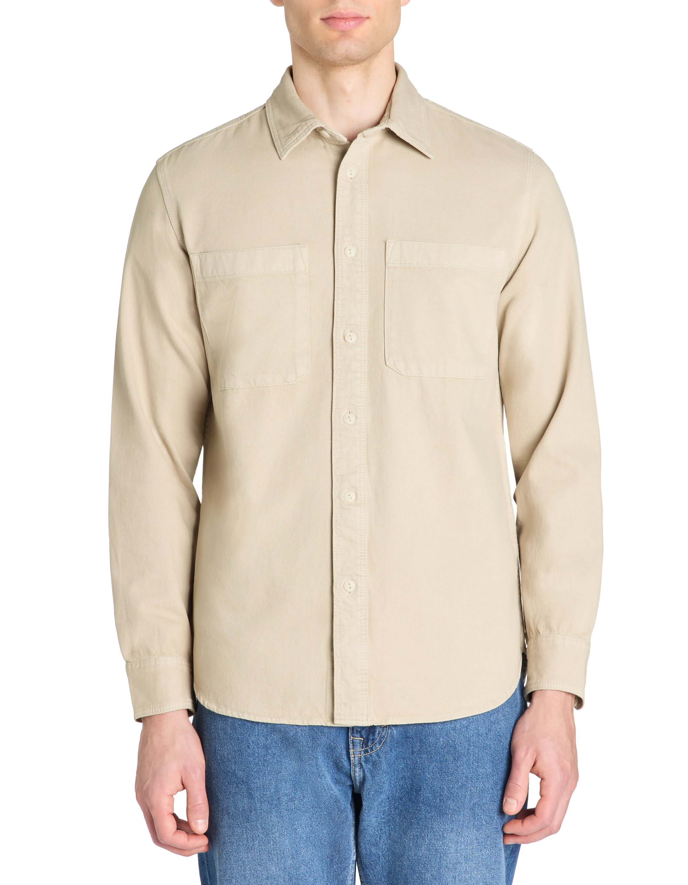 Surchemise teint en pièce 100% coton - camaieu - Modalova
