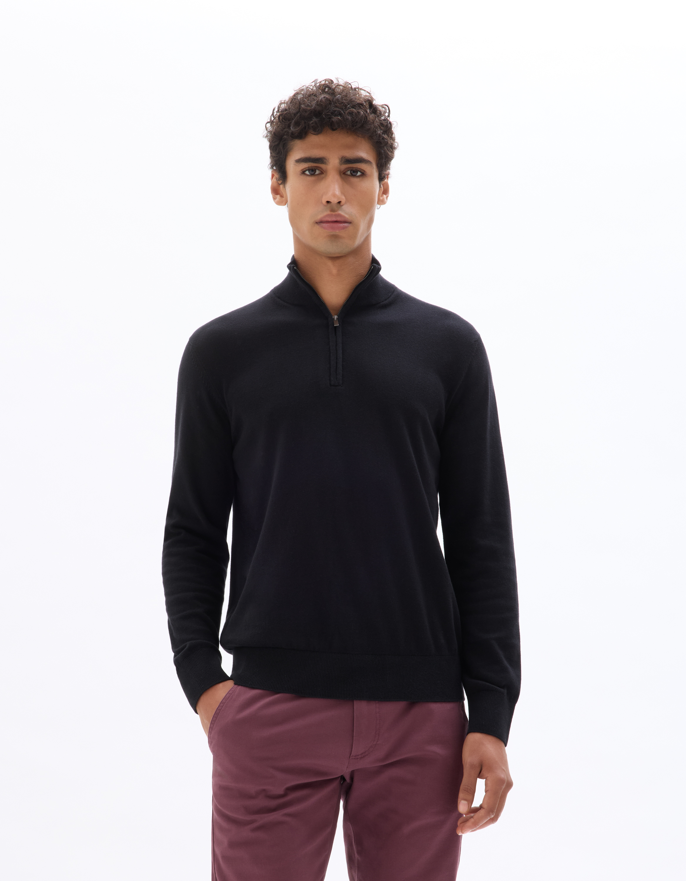 Pull col camioneur 100% coton - camaieu - Modalova