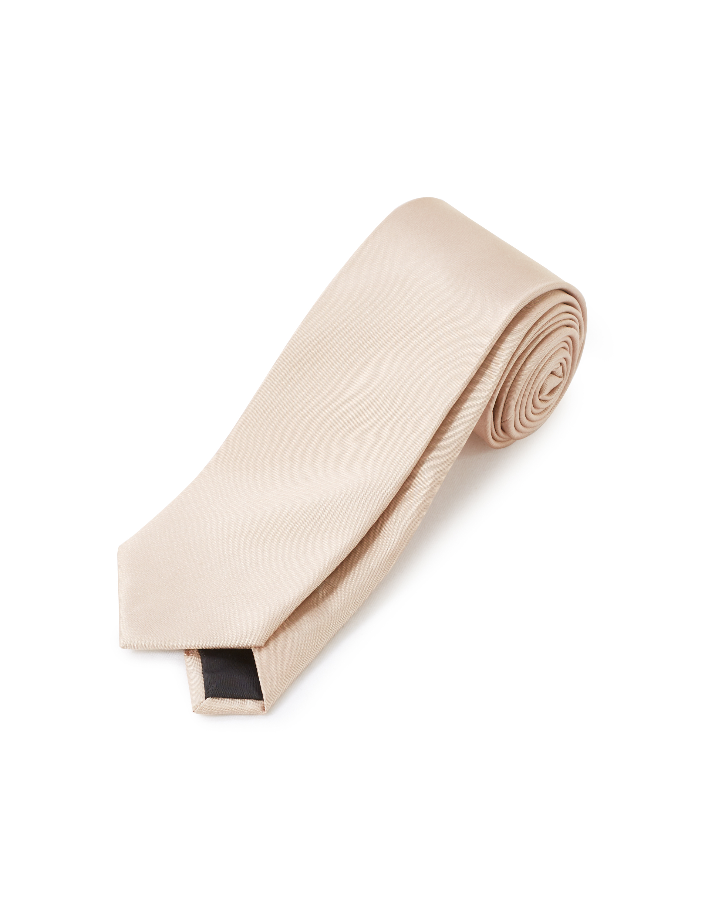 Cravate 100% soie - beige