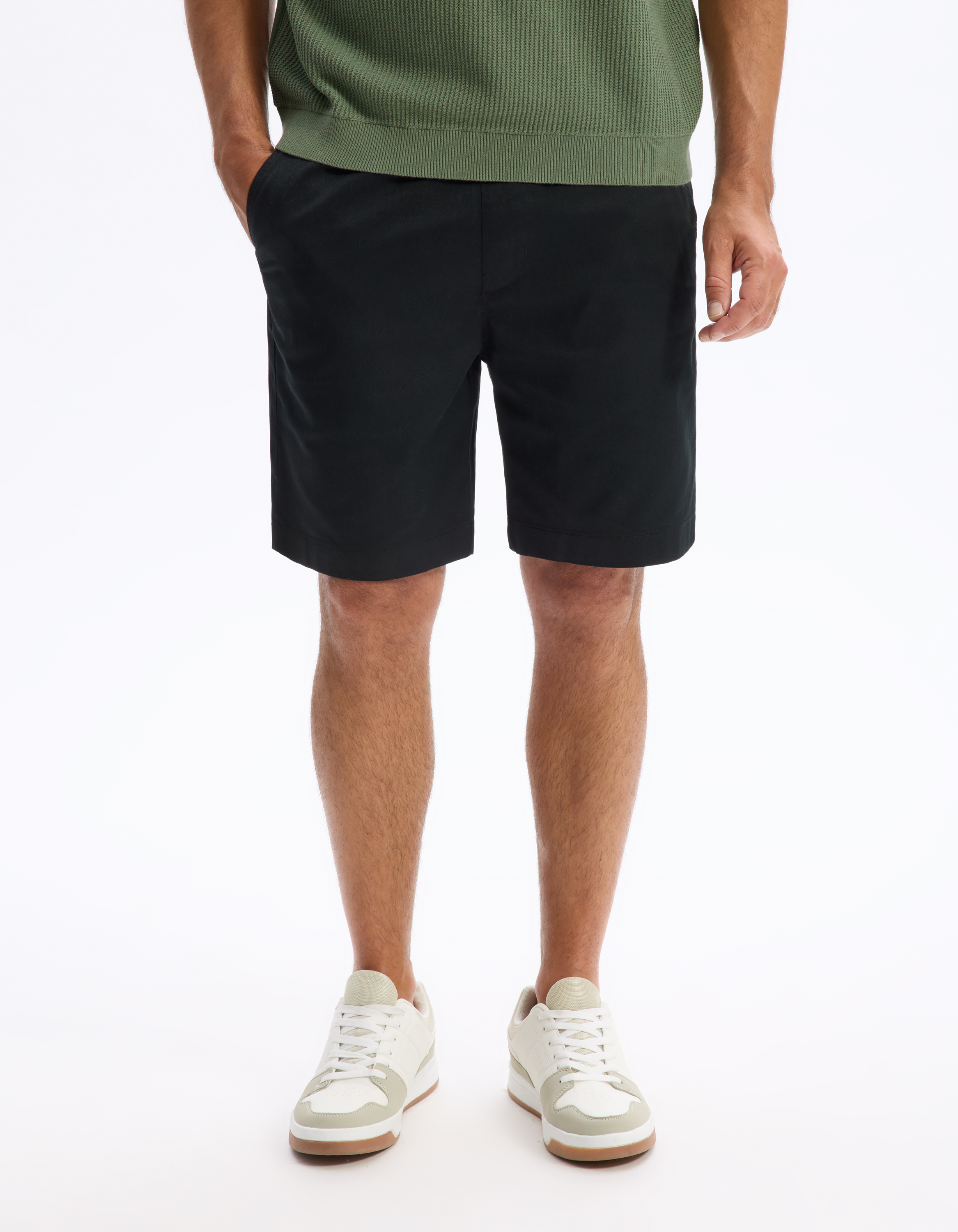 Bermuda stretch - noir - camaieu - Modalova