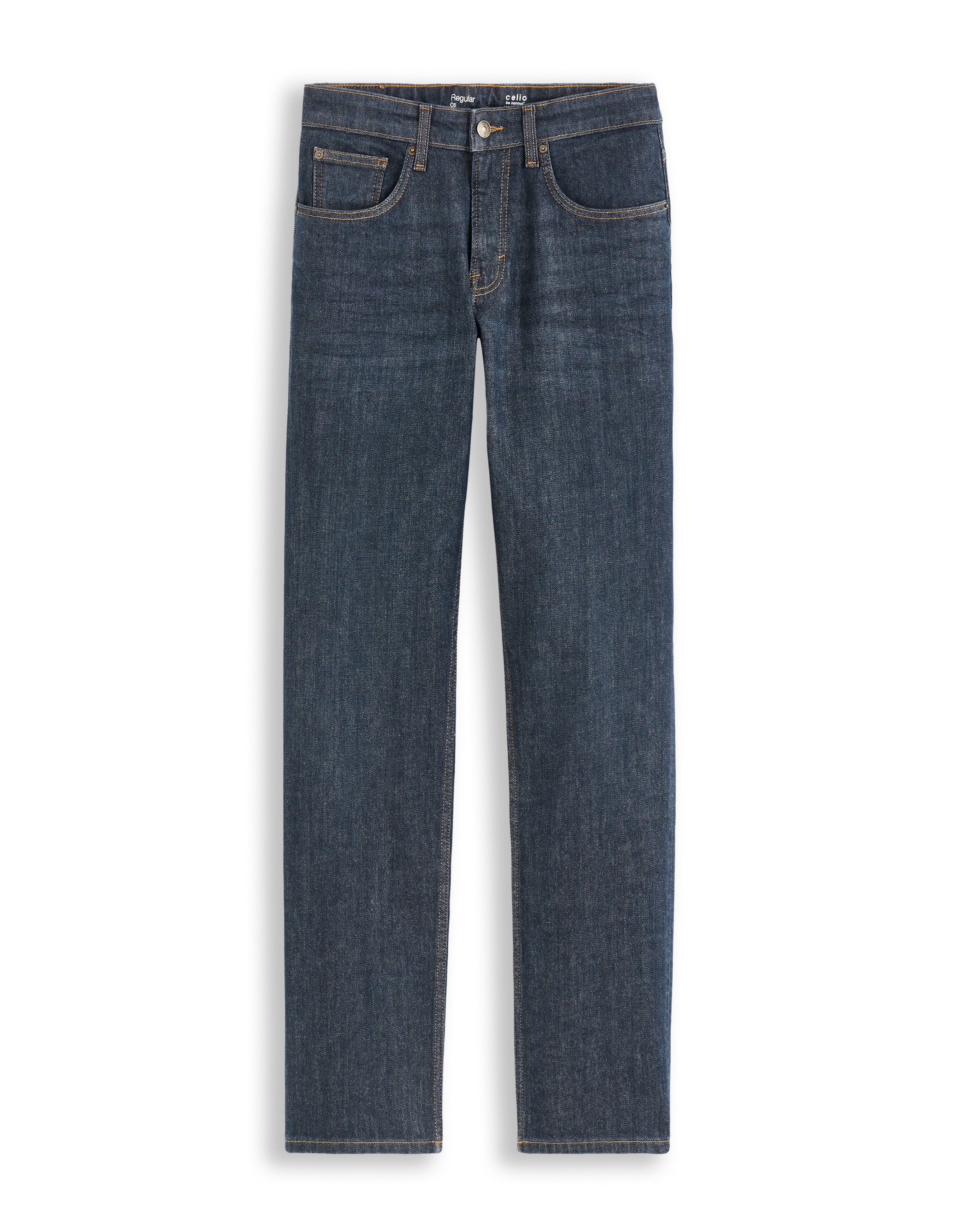 Jean C.5 regular coton stretch 3 longueurs - bleu foncé