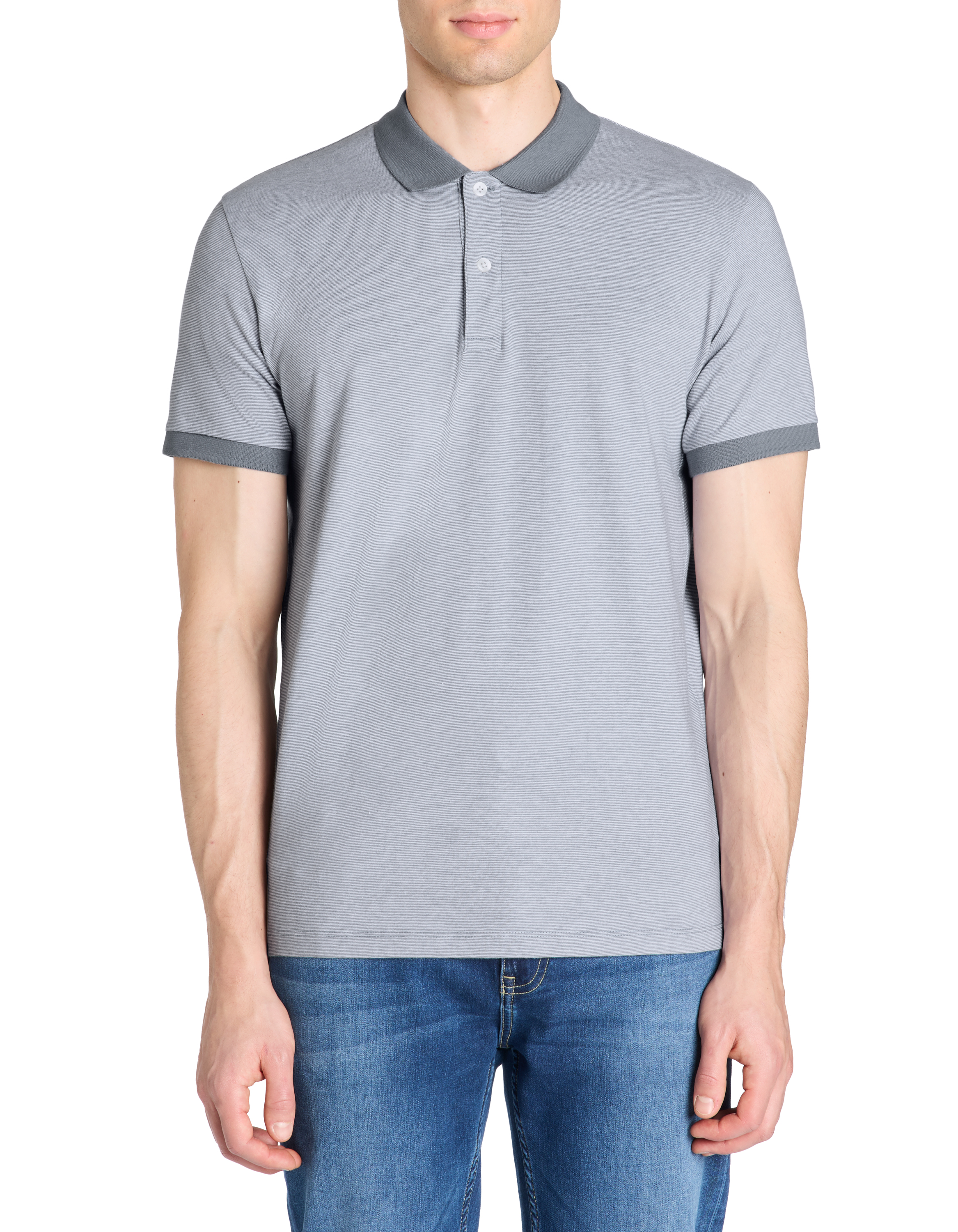 Polo regular 100% coton - bleu - camaieu - Modalova