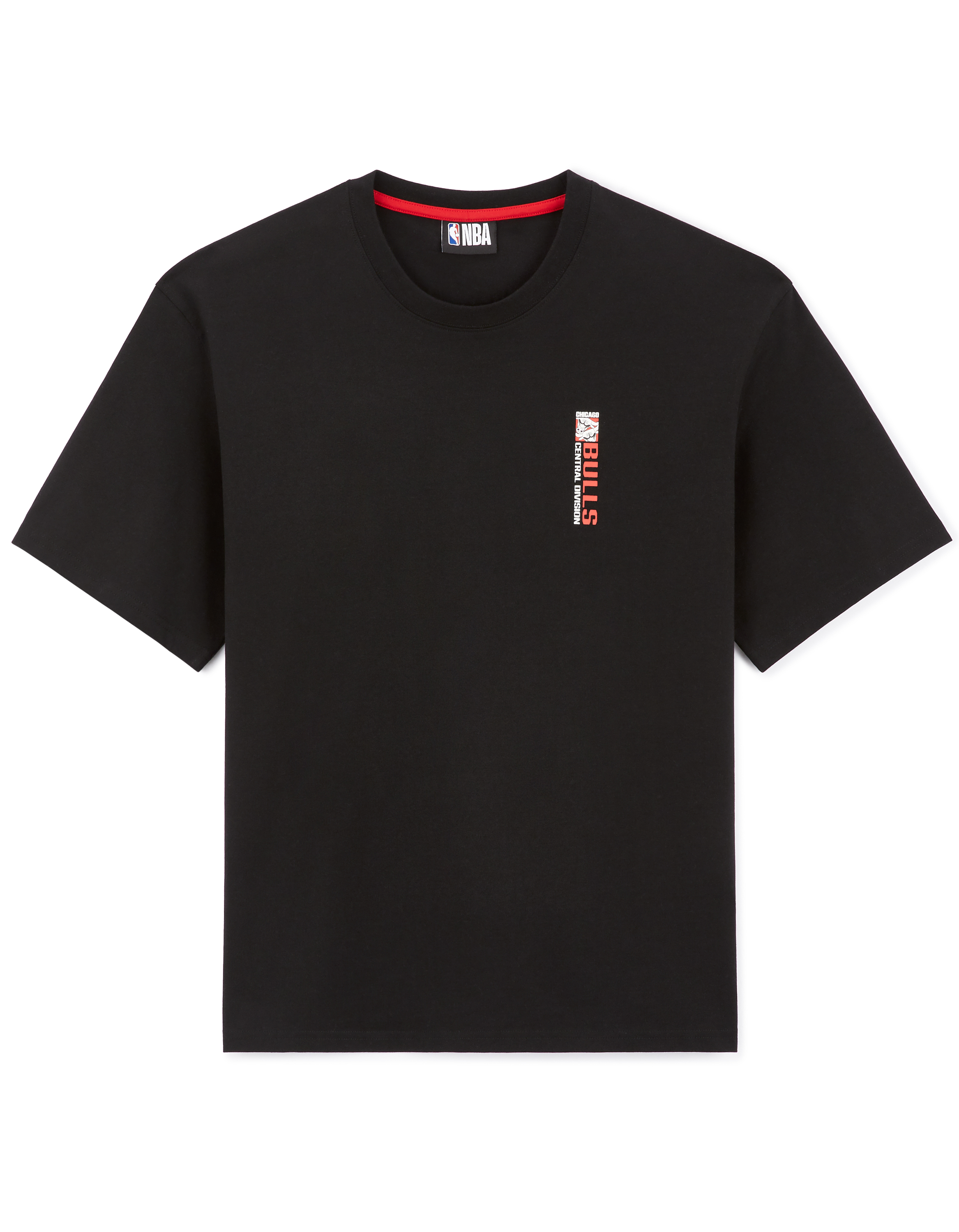 NBA - T-shirt noir des BULLS de Chicago