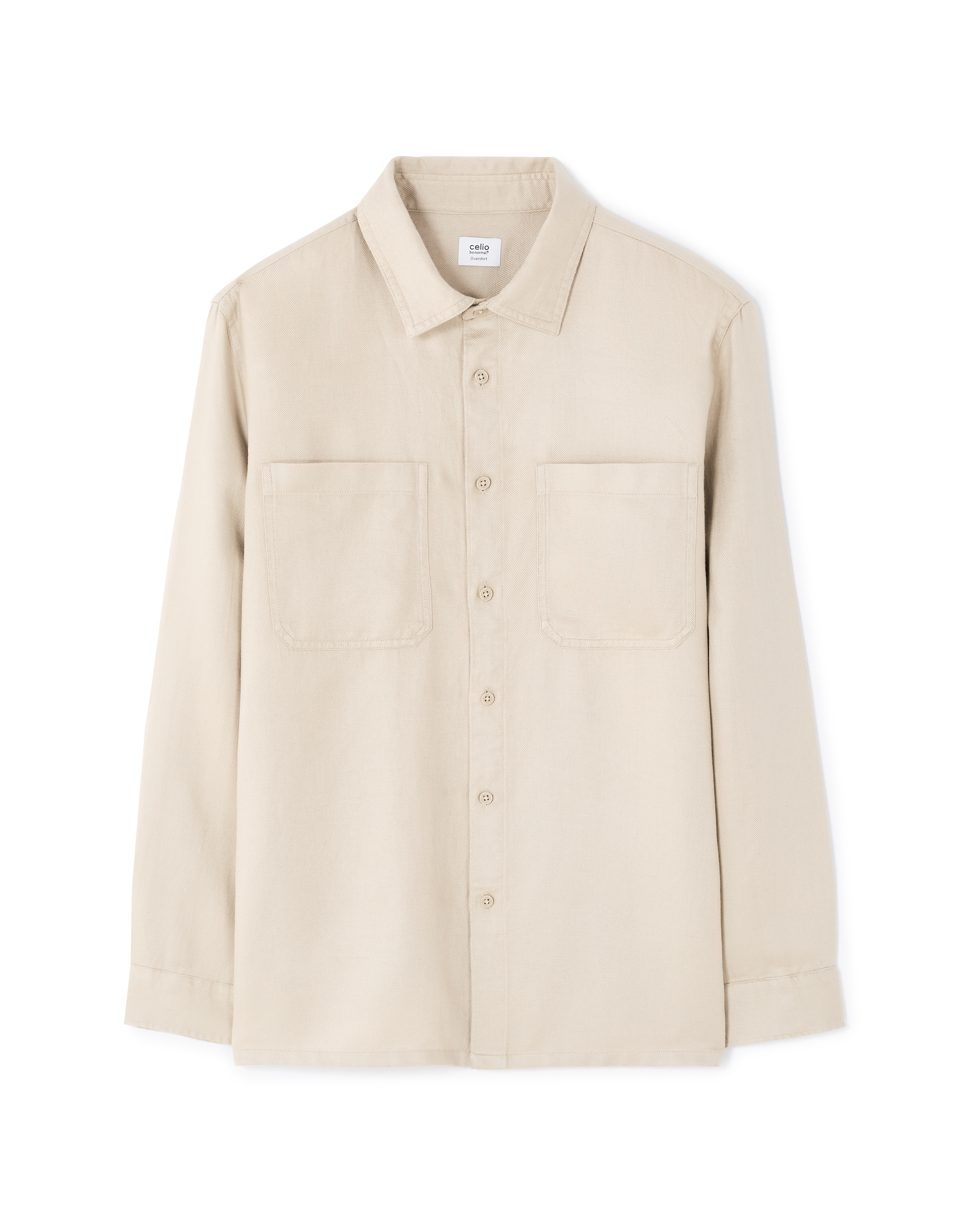 Surchemise en TENCEL™ Lyocell mélangé - beige