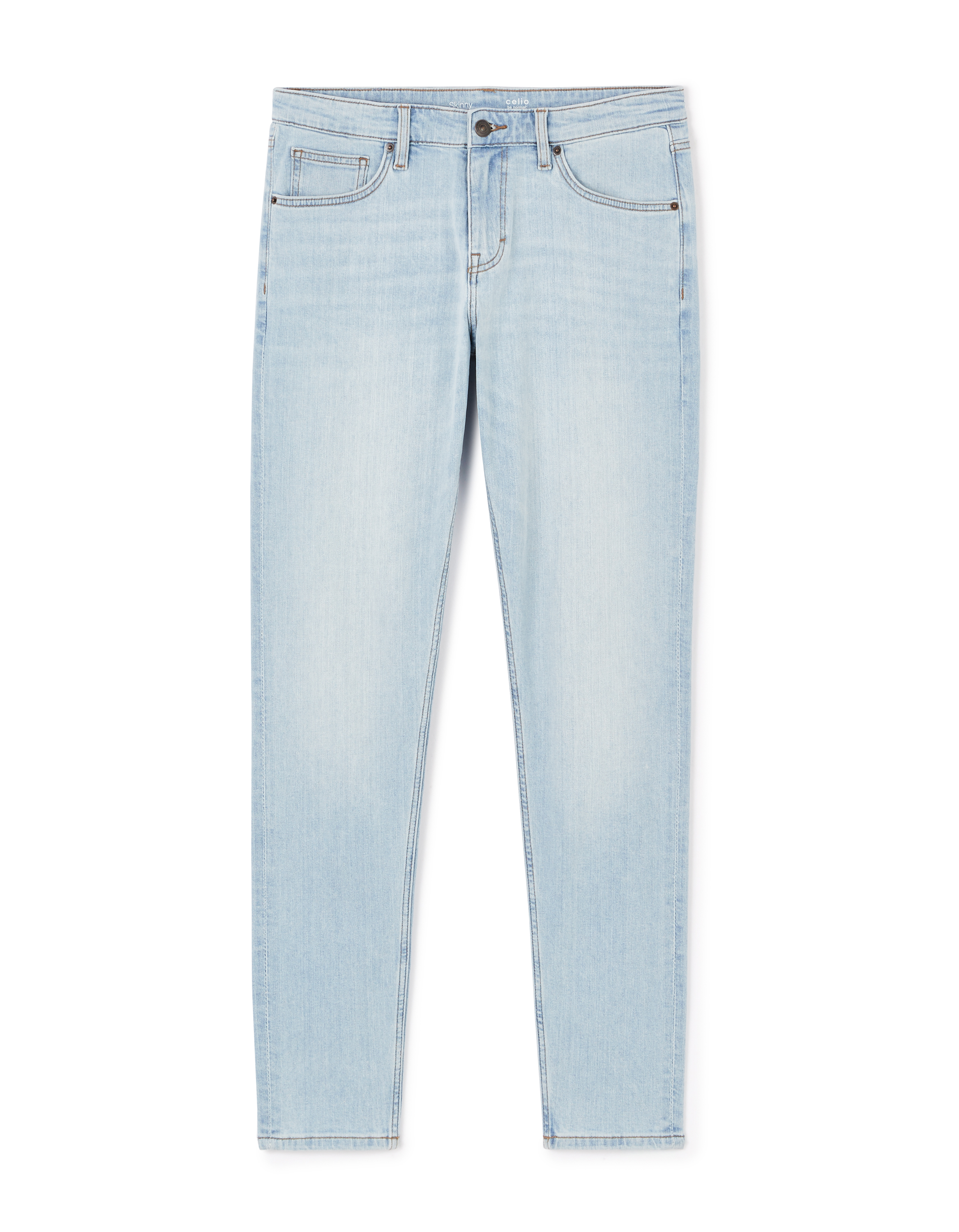 Jean skinny coton stretch - bleu clair
