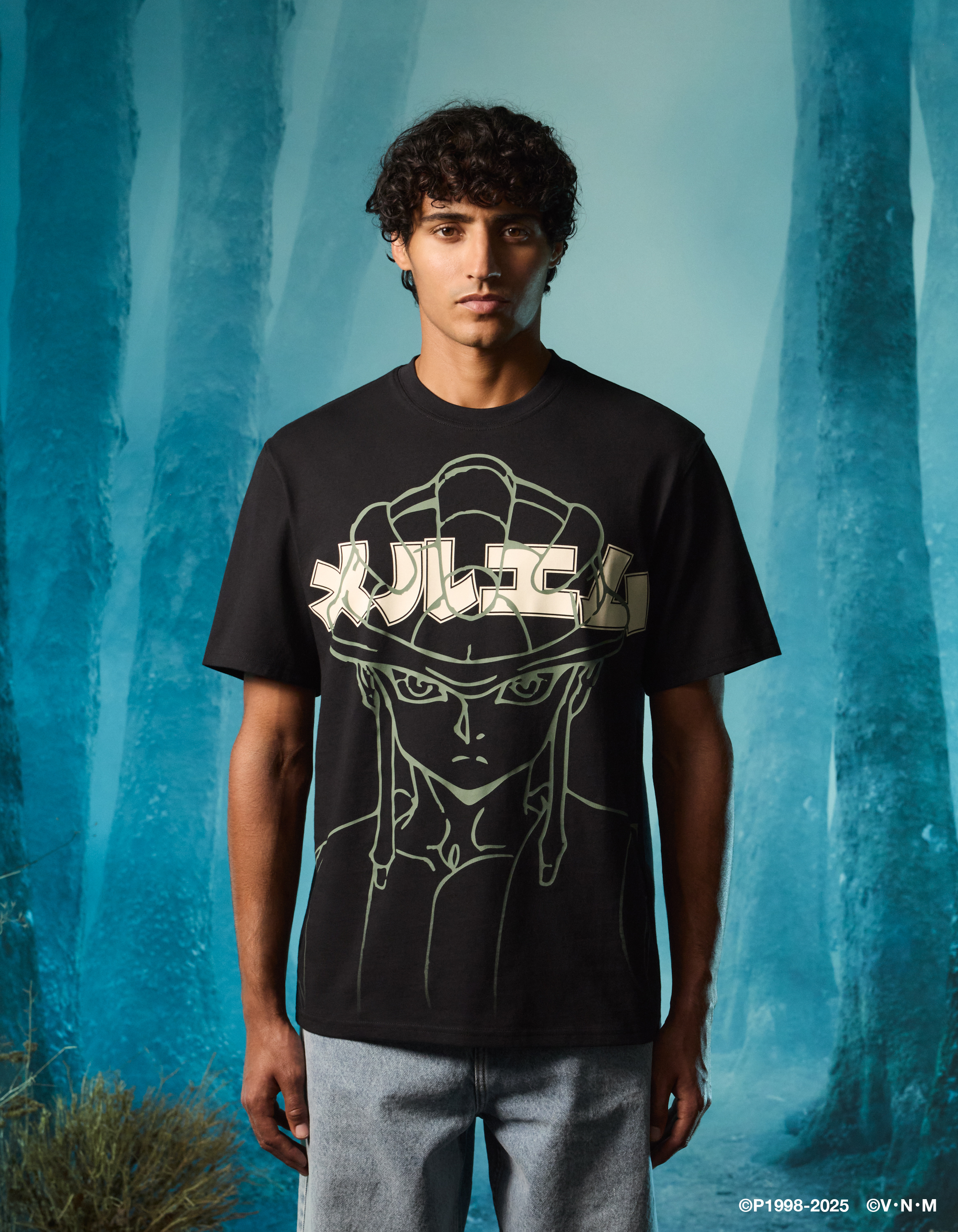 Hunter x Hunter - T-shirt noir - camaieu - Modalova