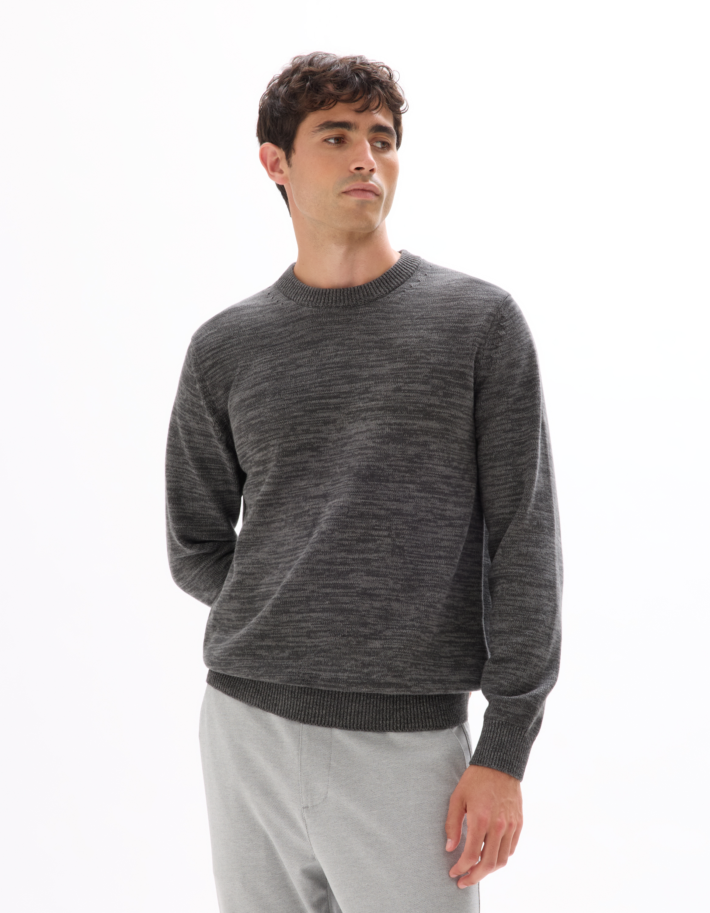 Pull col roulé 100% coton - camaieu - Modalova