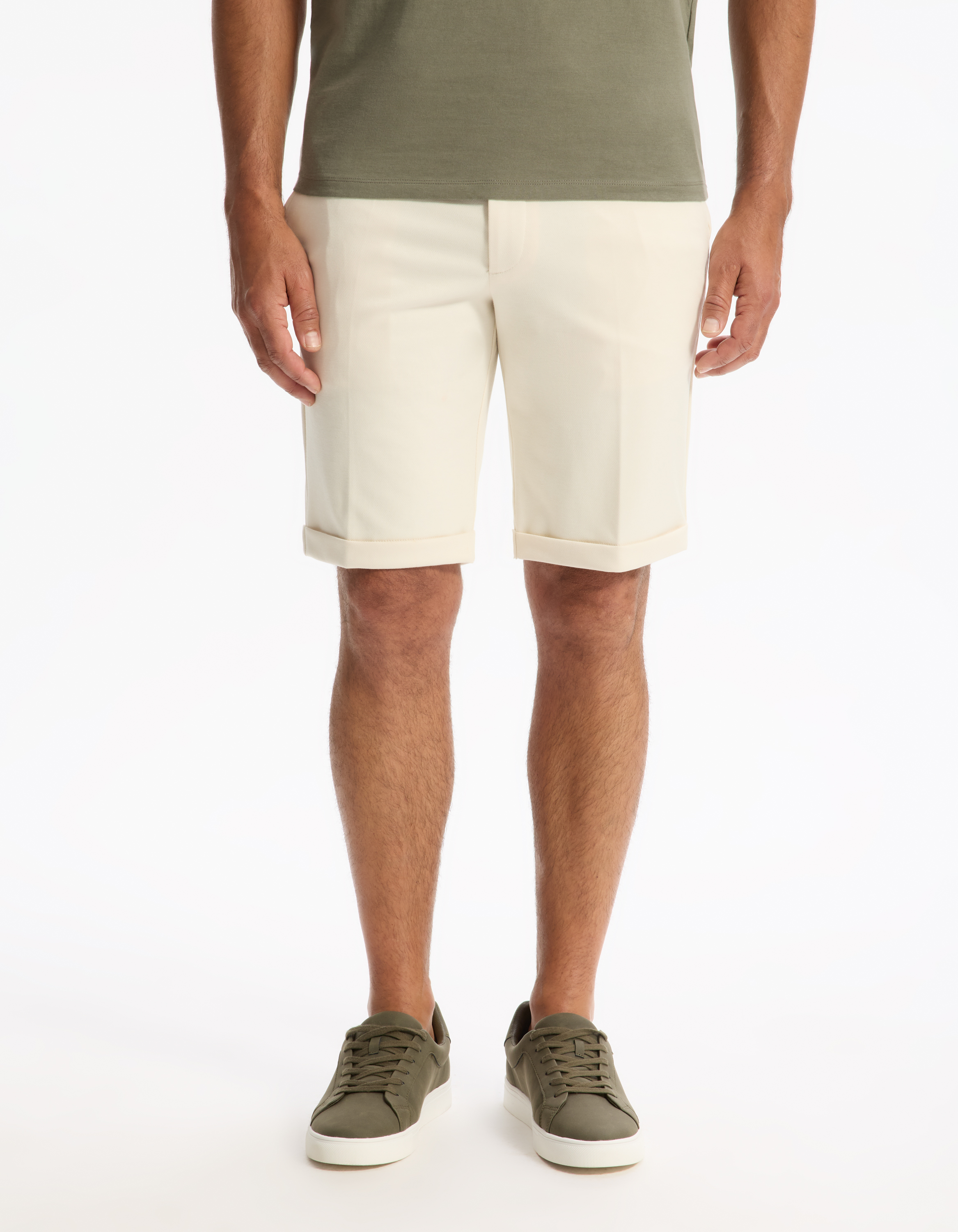 Bermuda en maille 24h - sand - camaieu - Modalova
